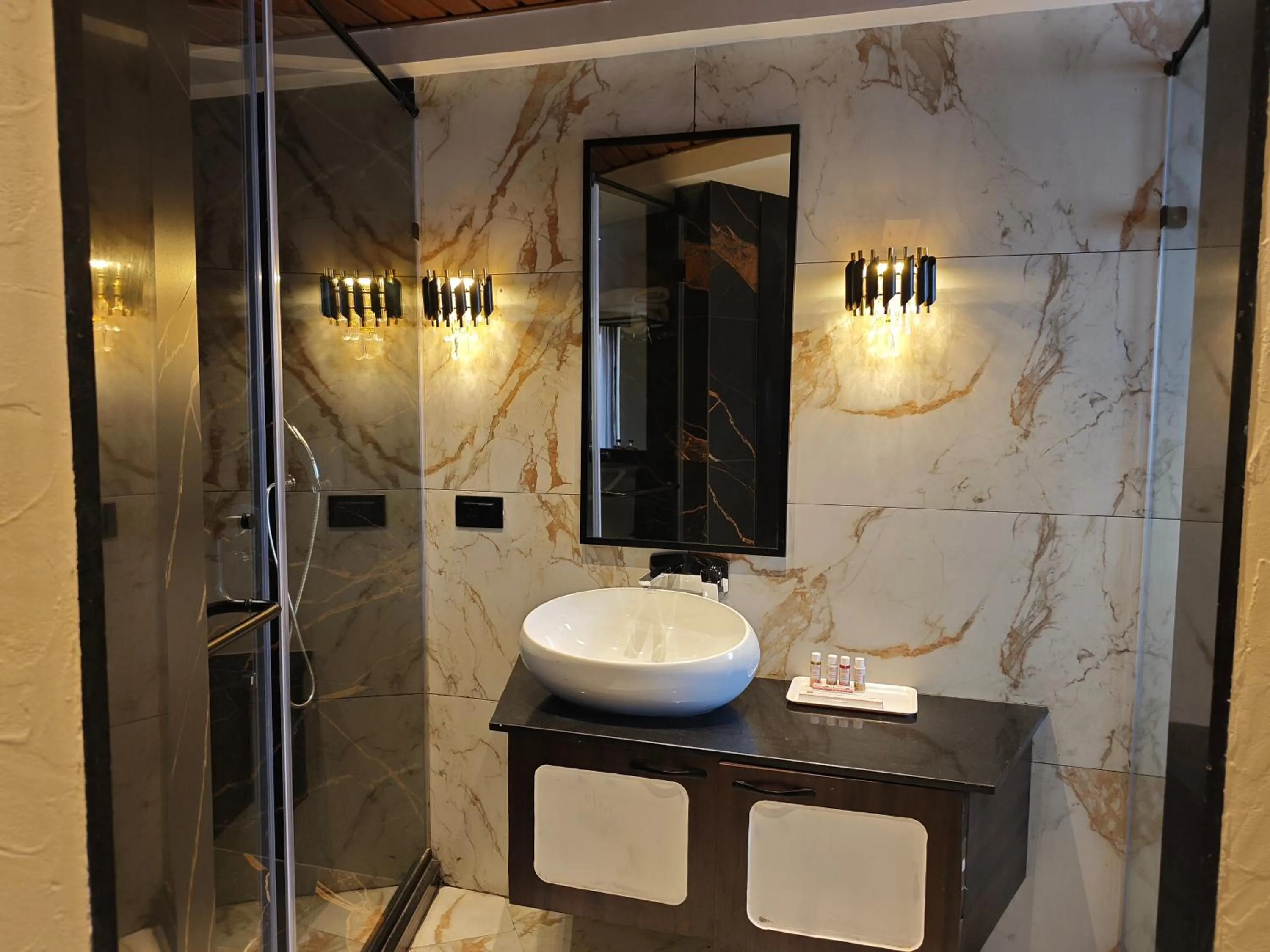 Bathroom in Manas Lifestyle Resort Igatpuri