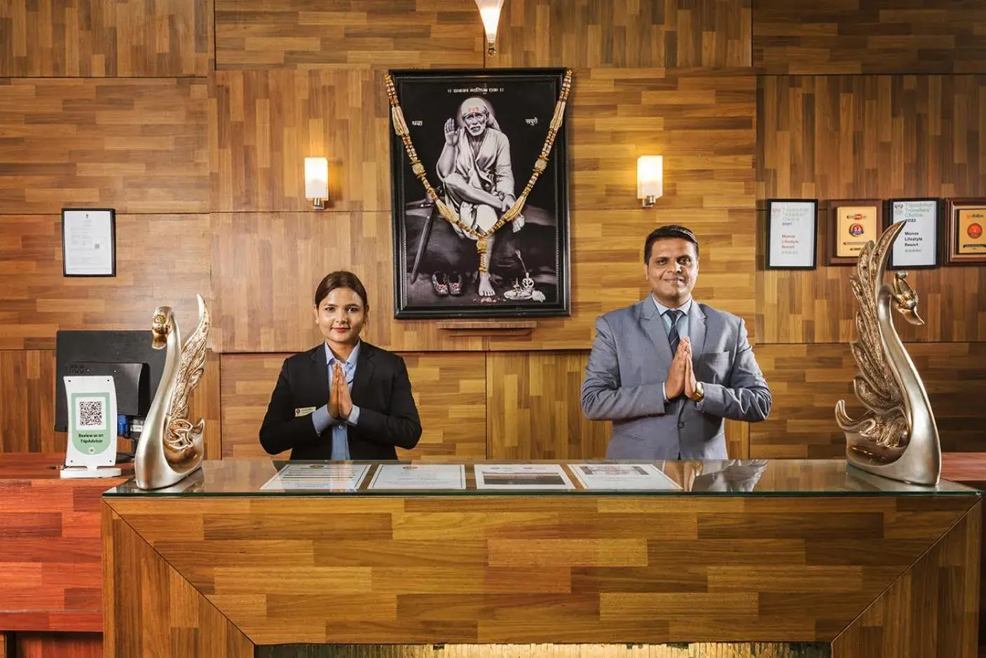 Lobby or reception in Manas Lifestyle Resort Igatpuri Lobby or reception in Manas Lifestyle Resort Igatpuri