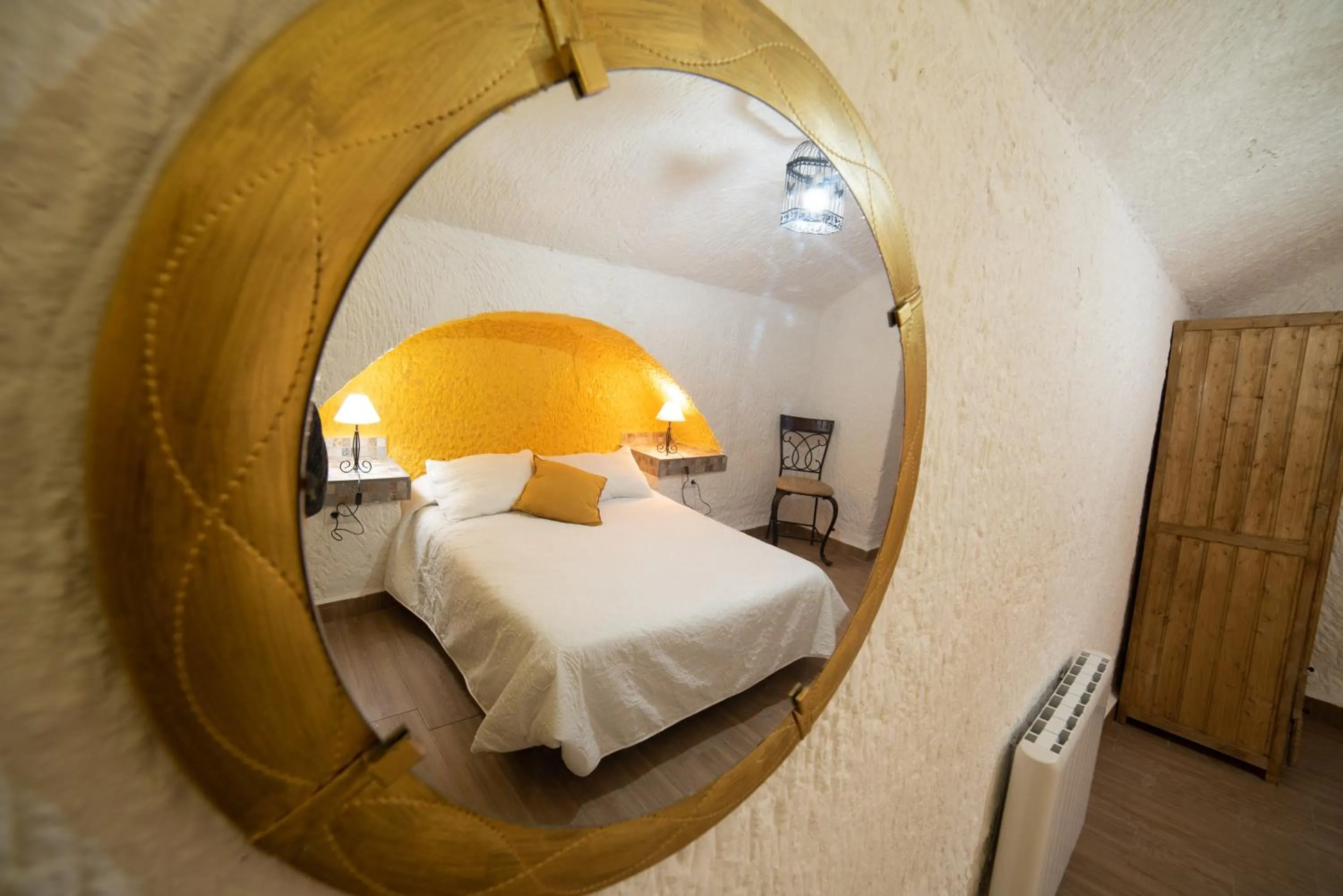 Bed in Cuevas Cortijo Gachas