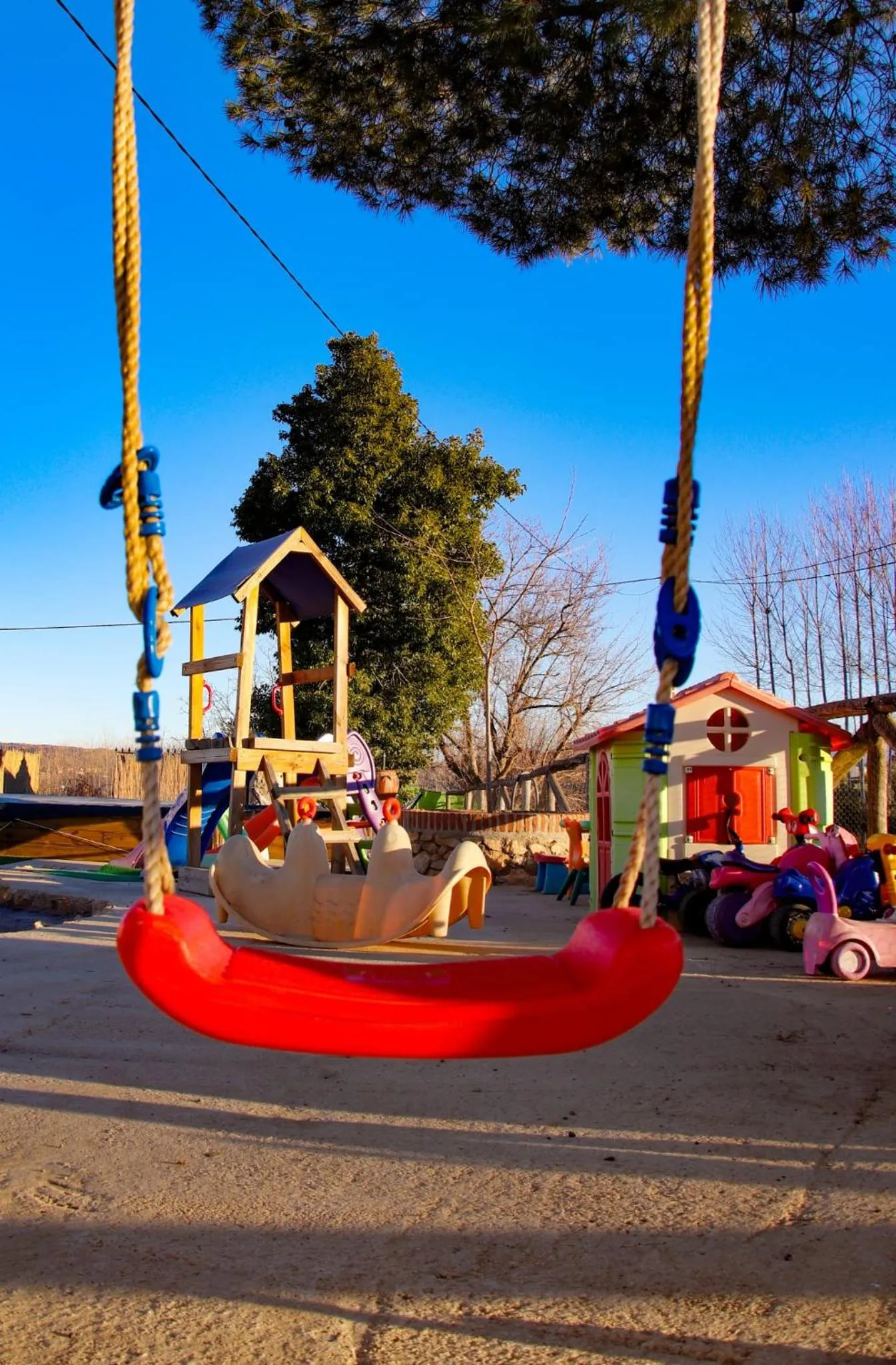 Children play ground in Cuevas Cortijo Gachas