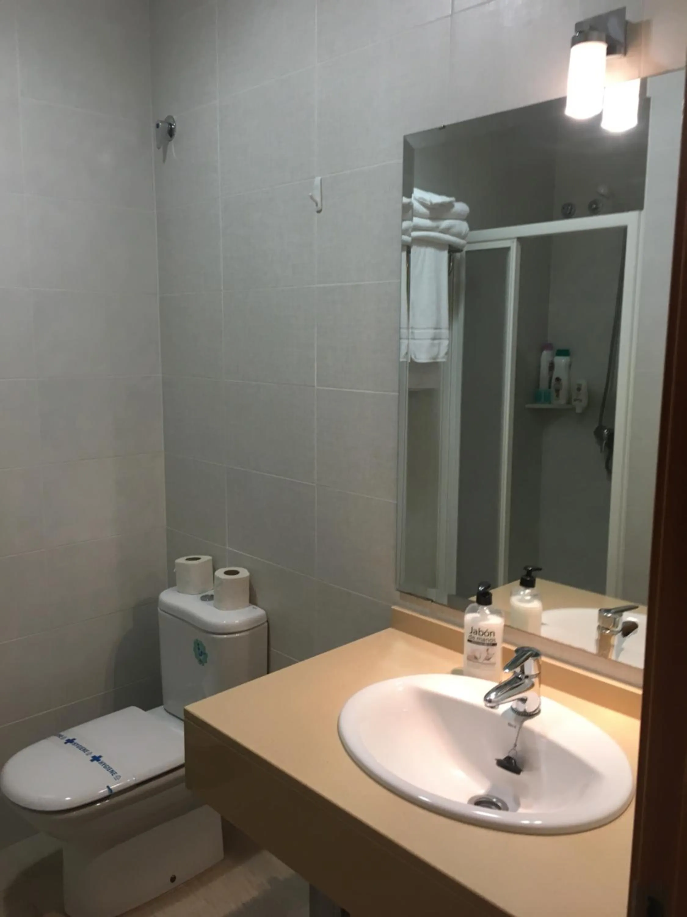 Toilet in Hotel Albanta