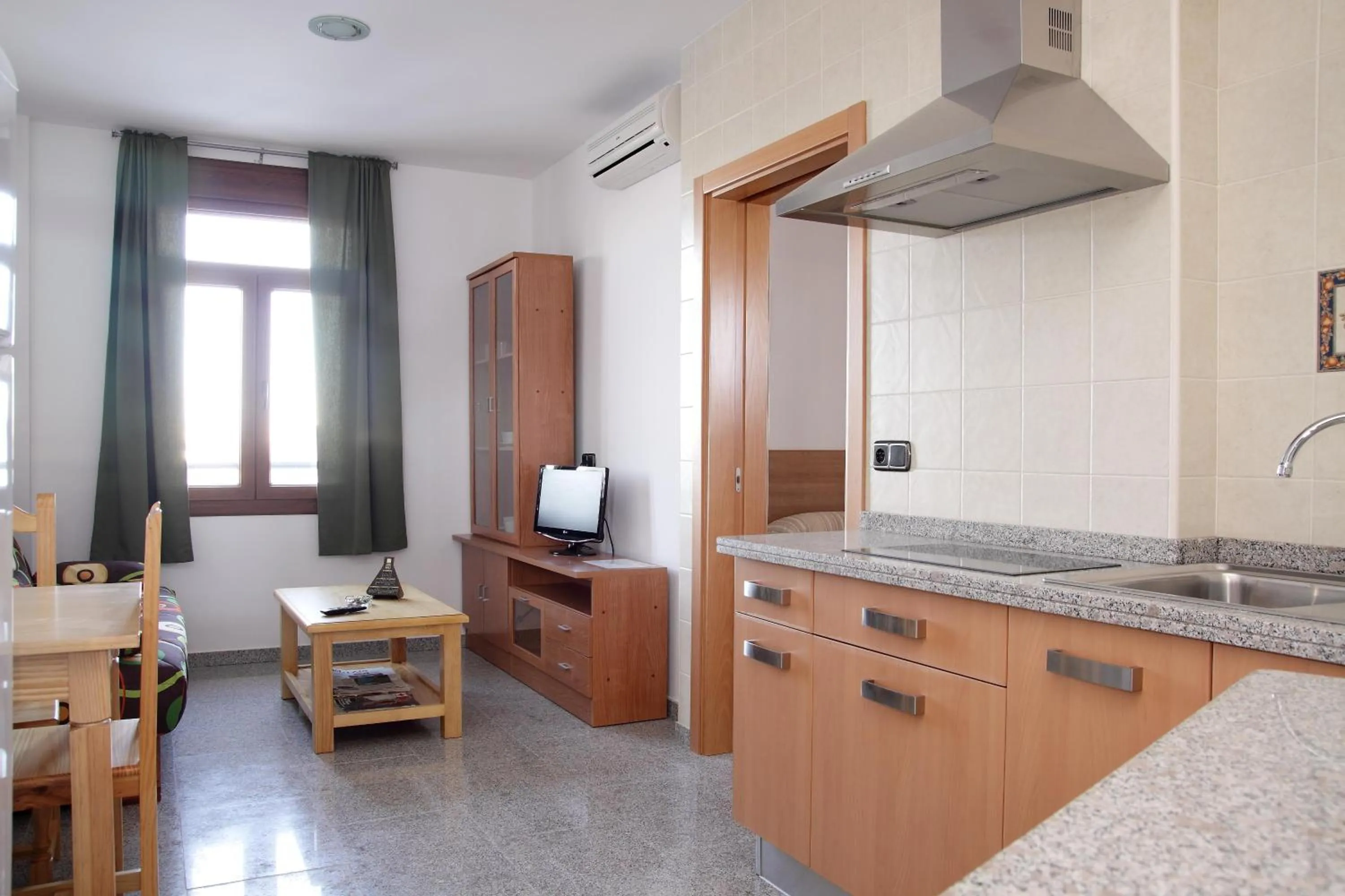 Kitchen or kitchenette in Hotel Albanta