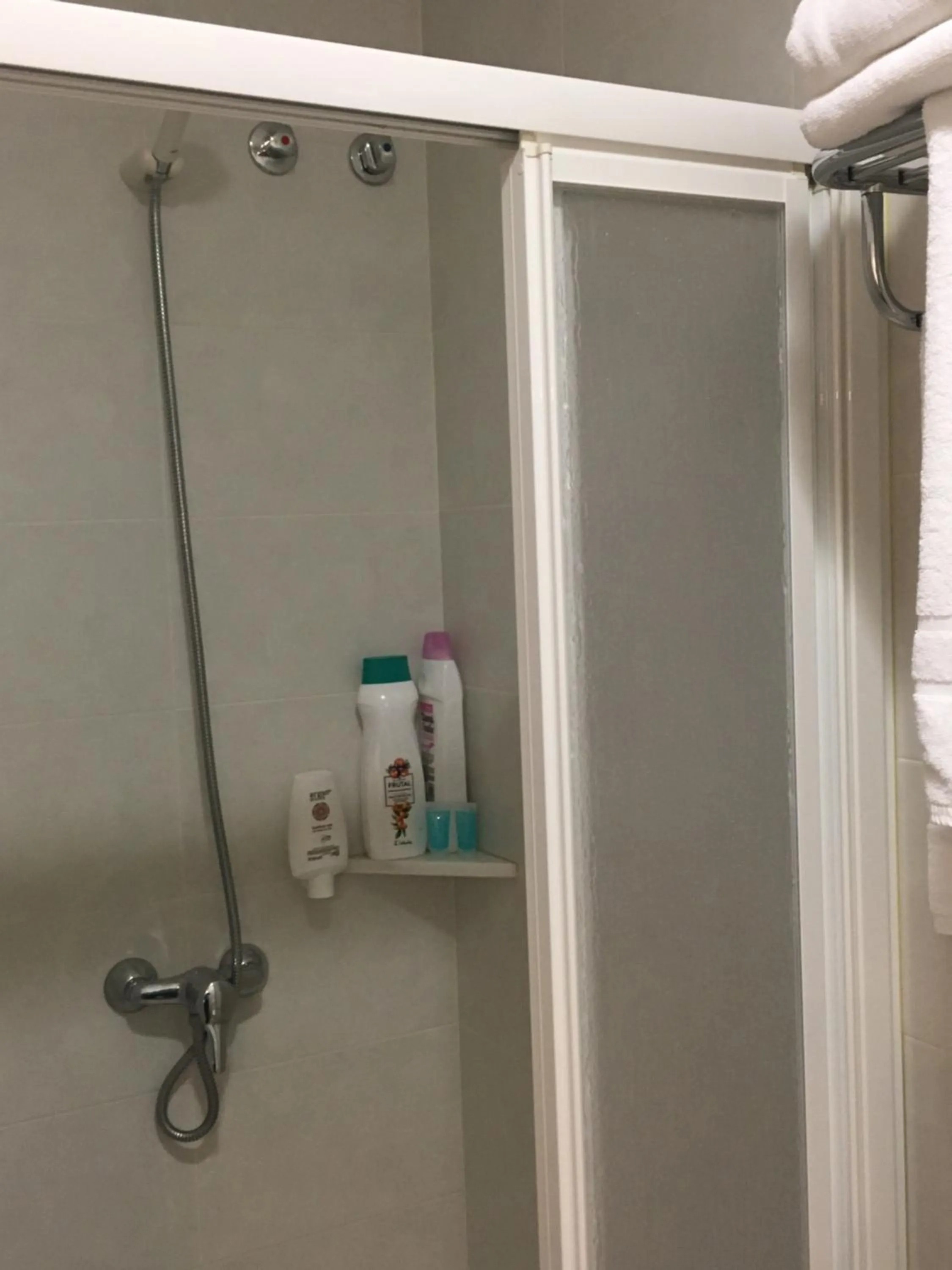 Shower in Hotel Albanta