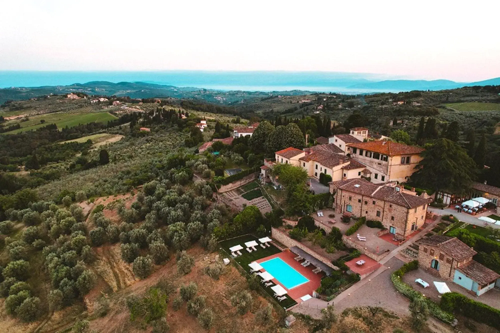 Bird's eye view in Relais Villa Olmo - Place of Charme Bird's eye view in Relais Villa Olmo - Place of Charme