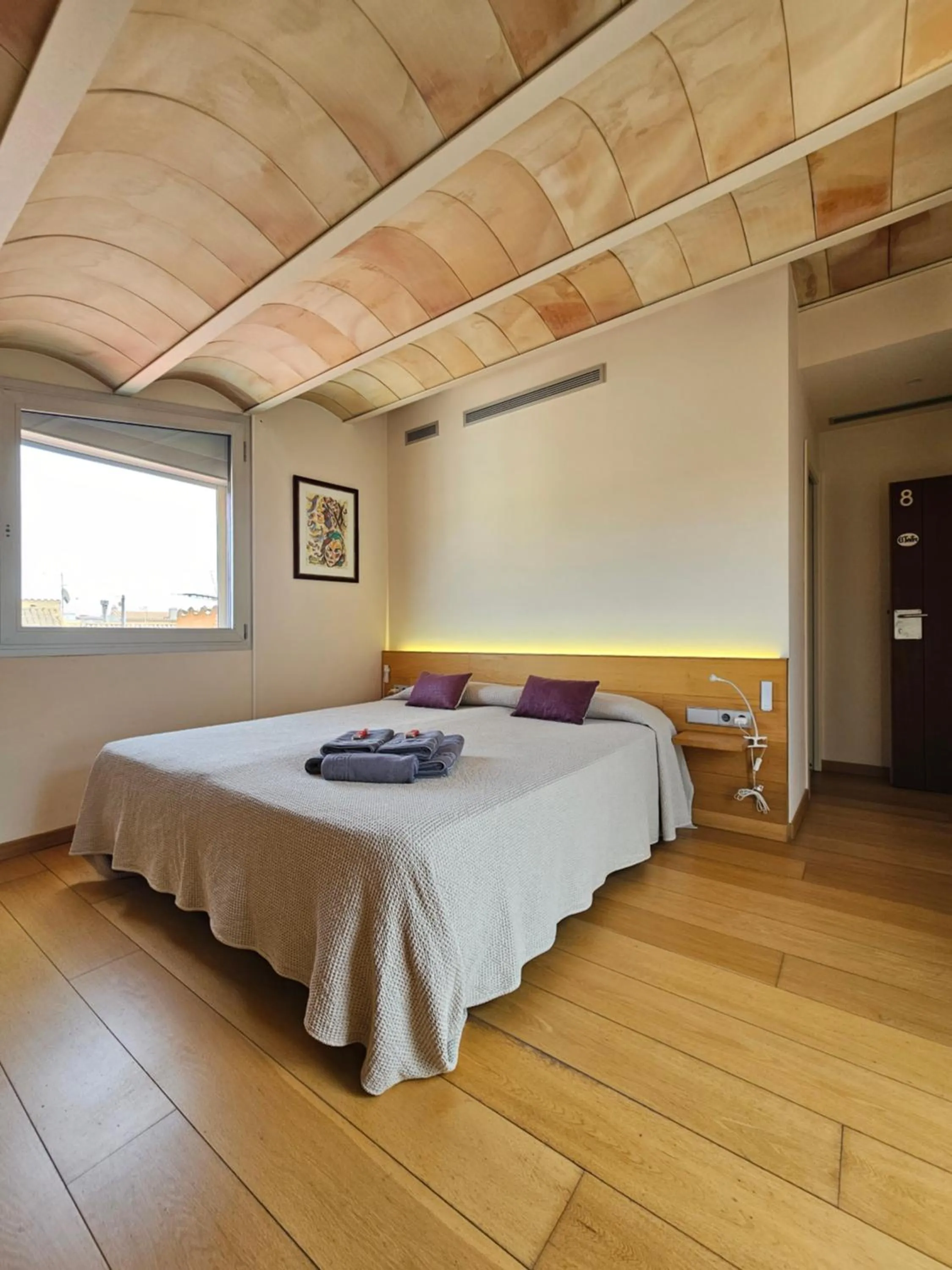 Bed in Hotel Can Bo De Pau