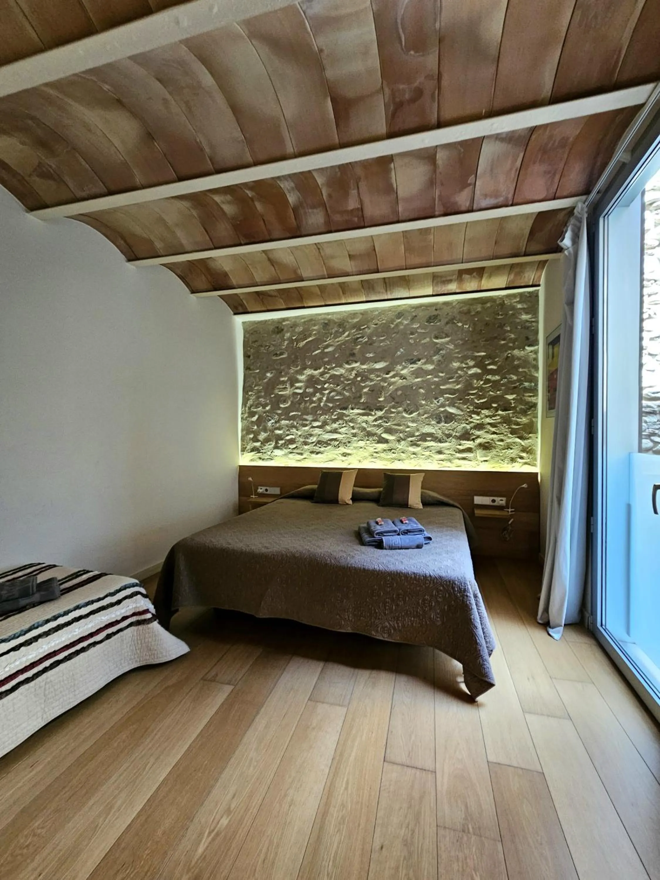 Bed in Hotel Can Bo De Pau