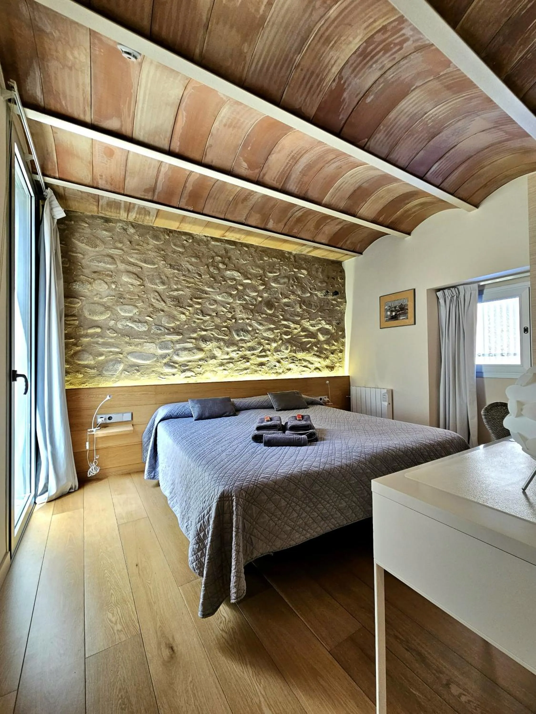 Bed in Hotel Can Bo De Pau