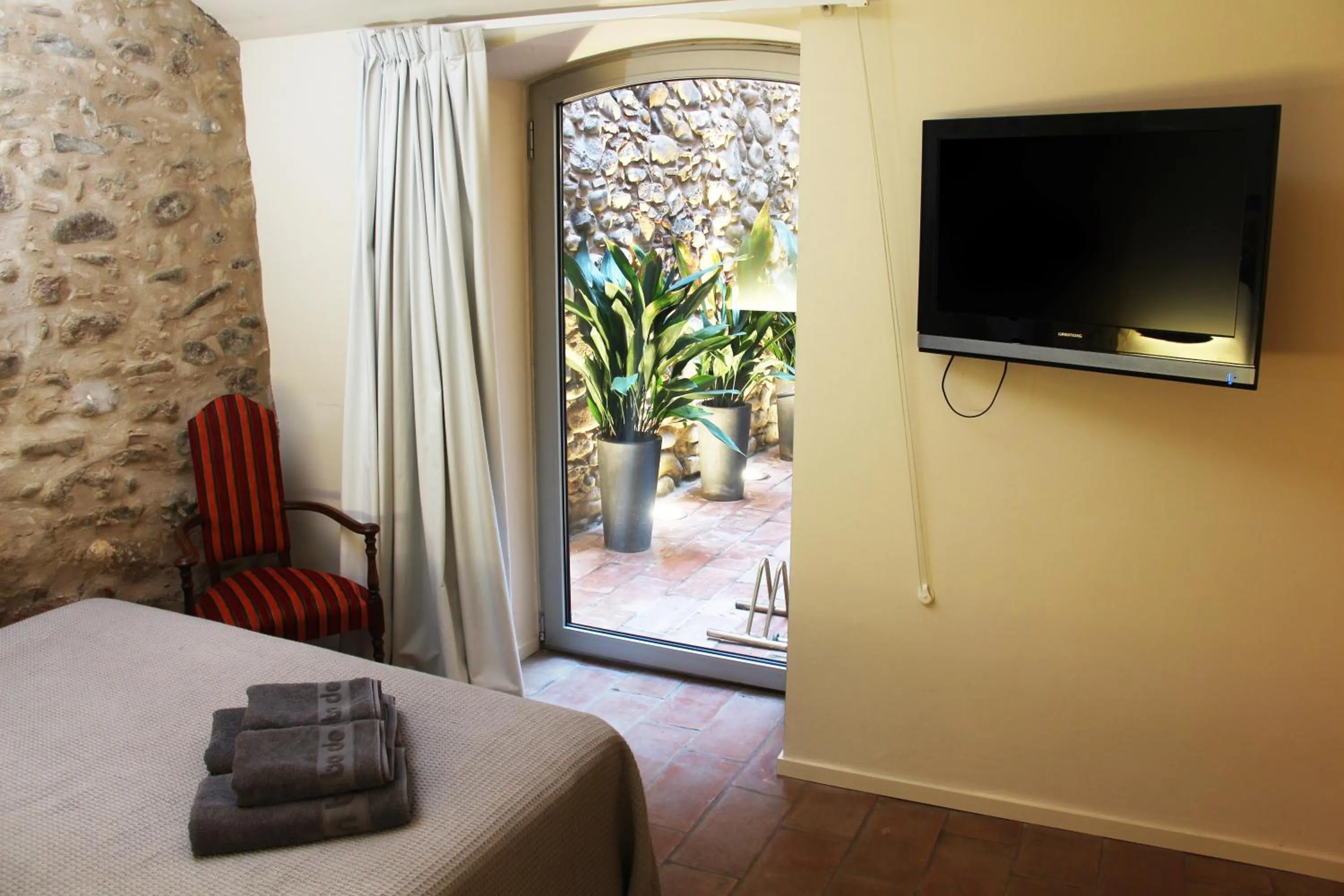 Bed in Hotel Can Bo De Pau