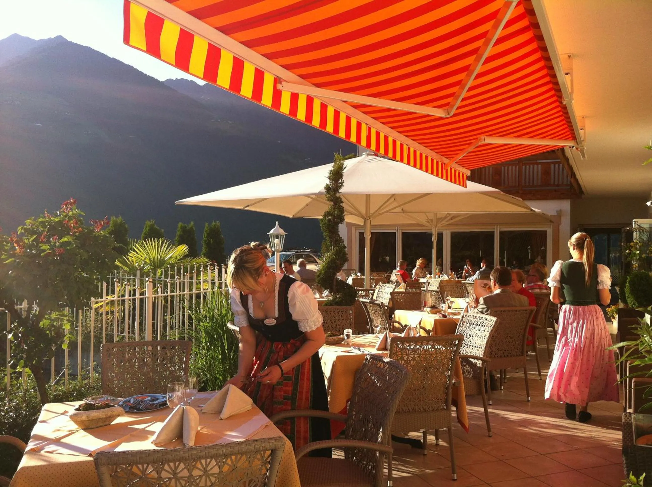 Balcony/Terrace in Adults only Hotel Grafenstein