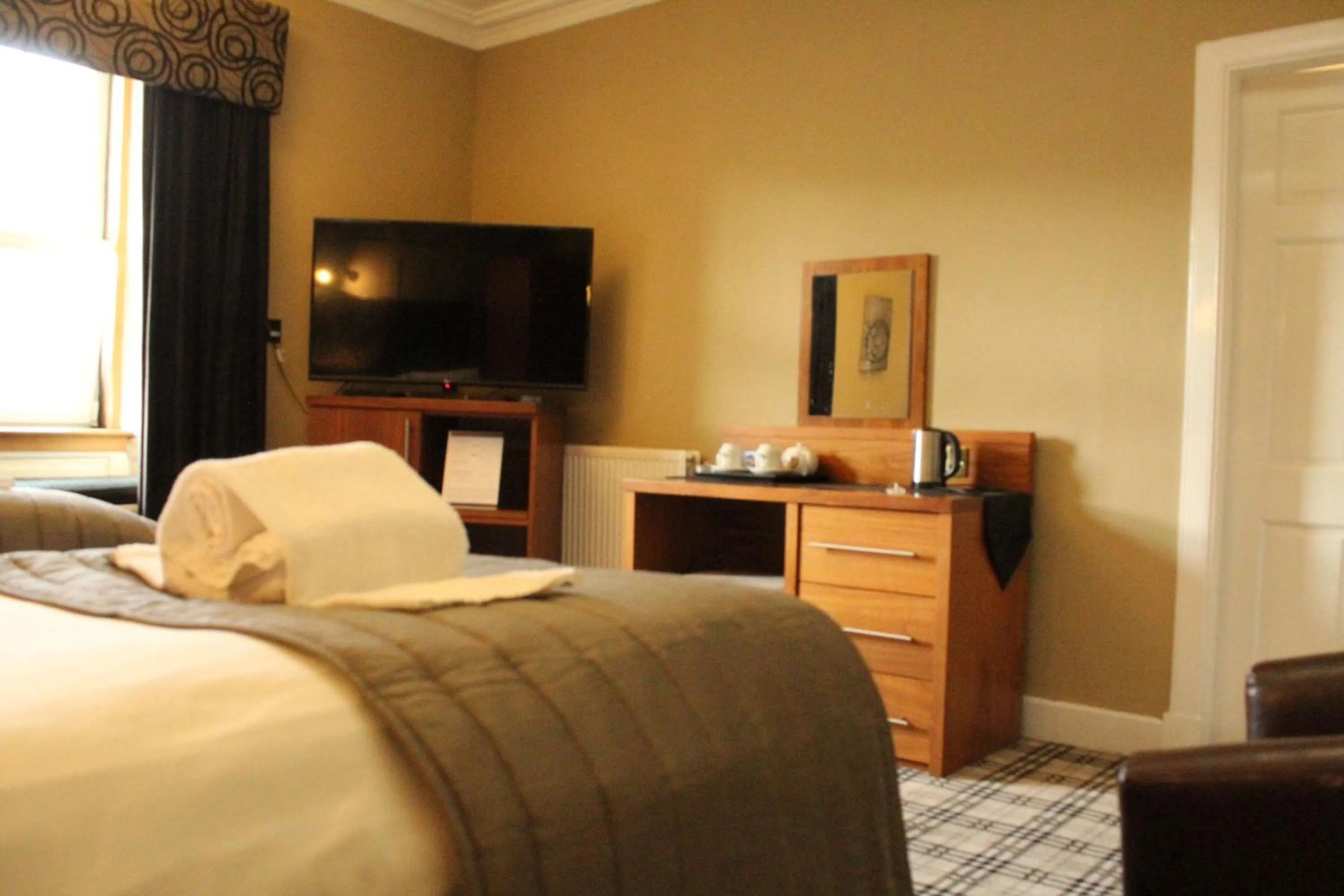 Bedroom, Bed in Glazert Country House Hotel