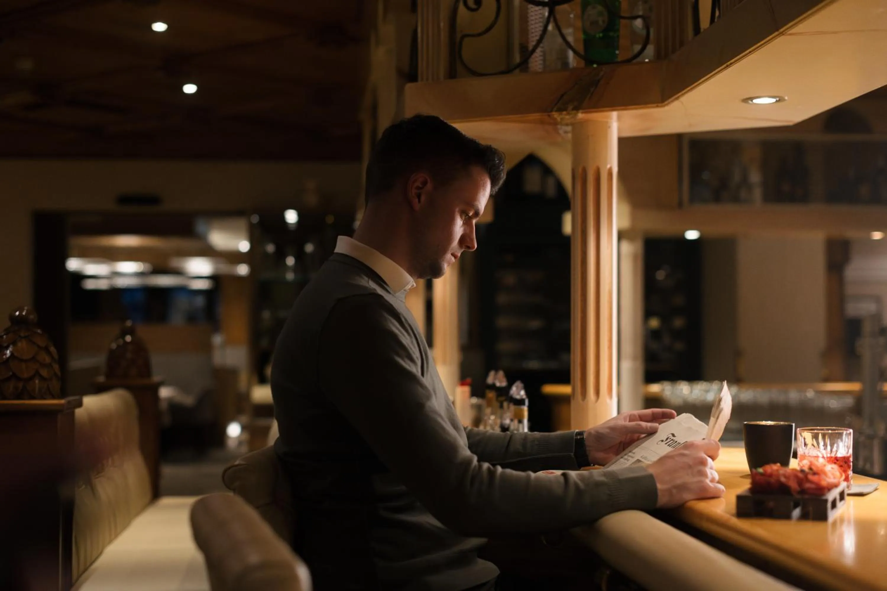 Lounge or bar in Gourmet & Wine Hotel Austria - 4 Sterne superior - Ski In Ski Out