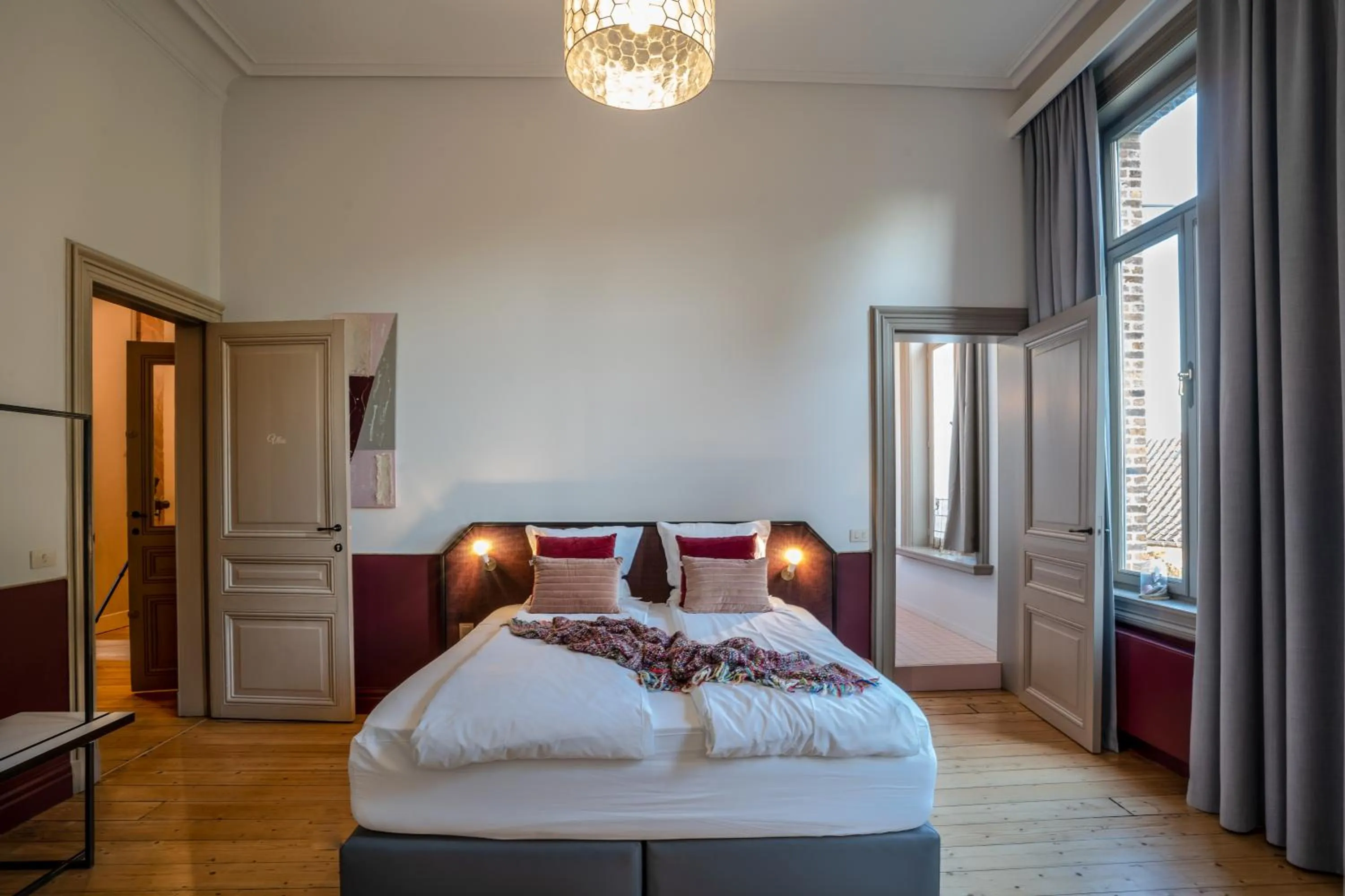 Property building, Bed in B&B La Corderie