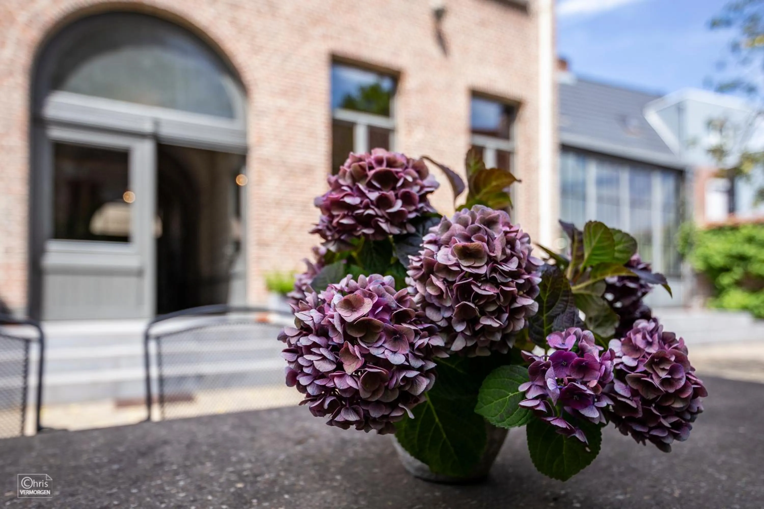 Patio in B&B La Corderie