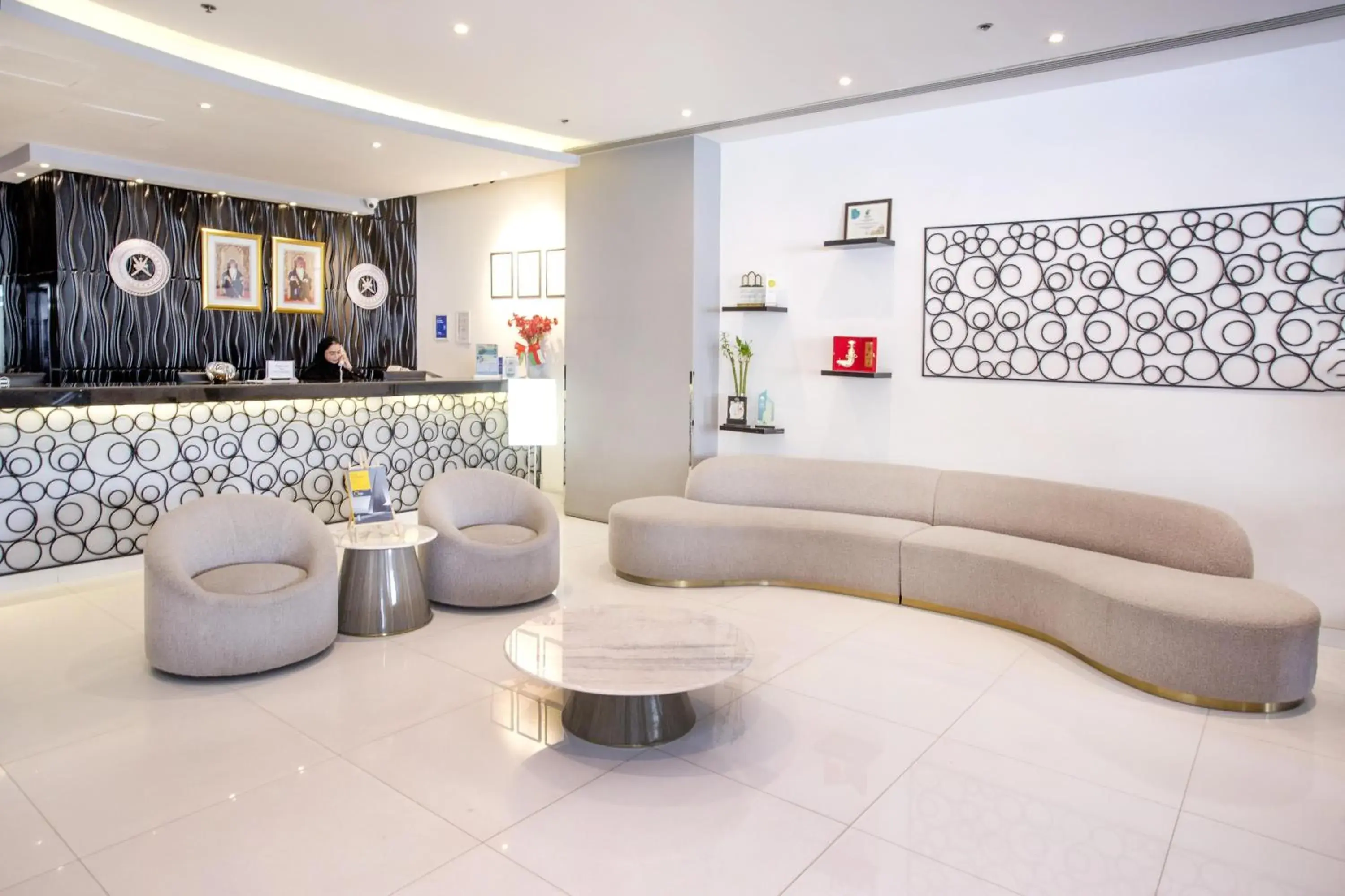 Lobby or reception in Best Western Premier Muscat Lobby or reception in Best Western Premier Muscat