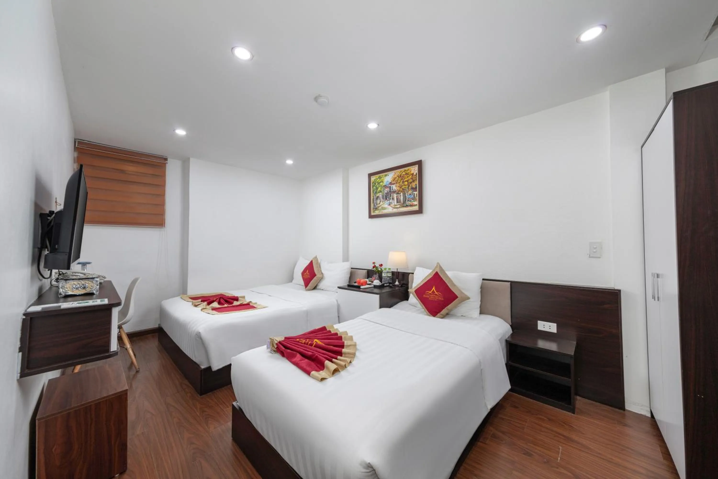 Bed in Hanoi Aria Central Hotel & Spa