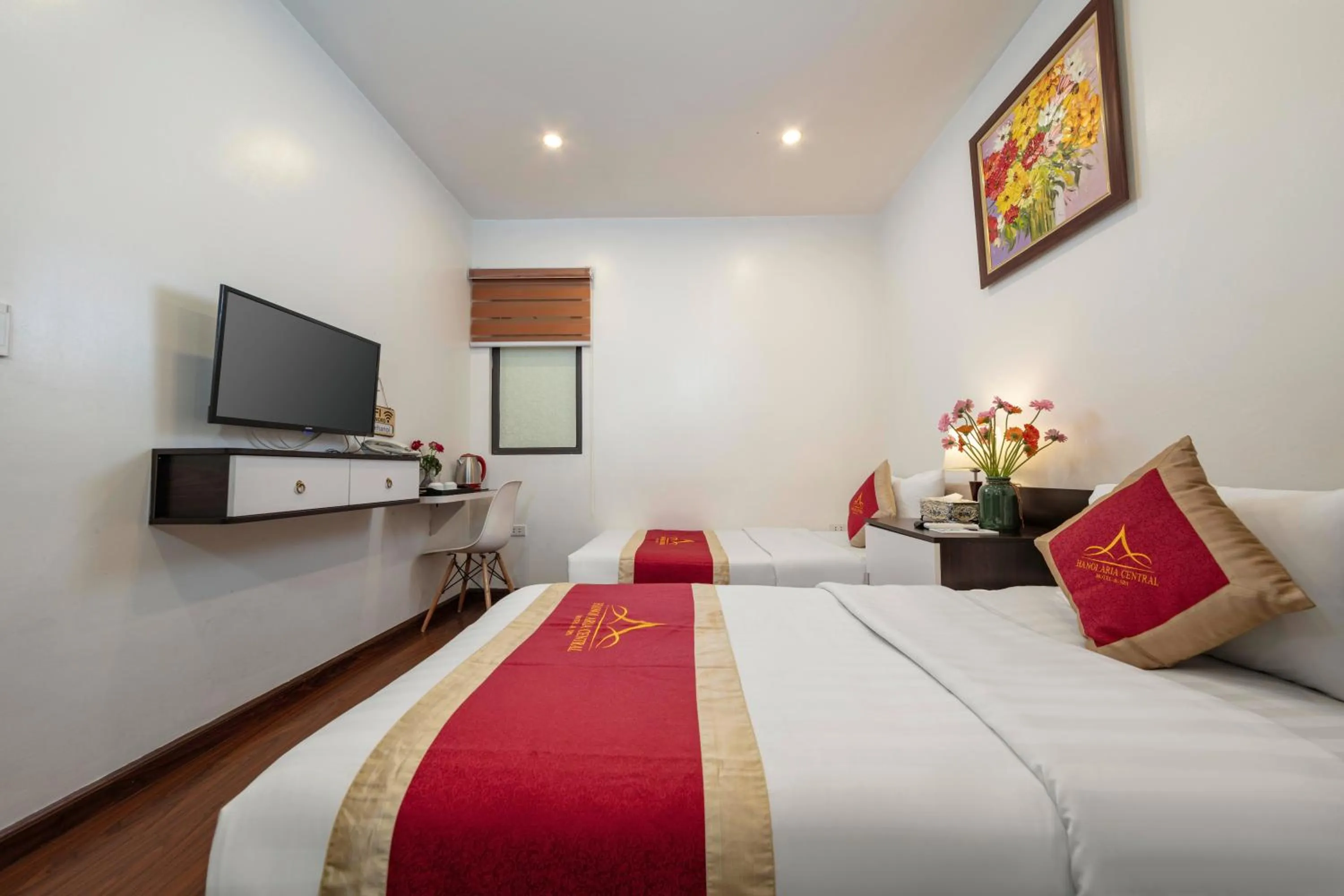 Bed in Hanoi Aria Central Hotel & Spa