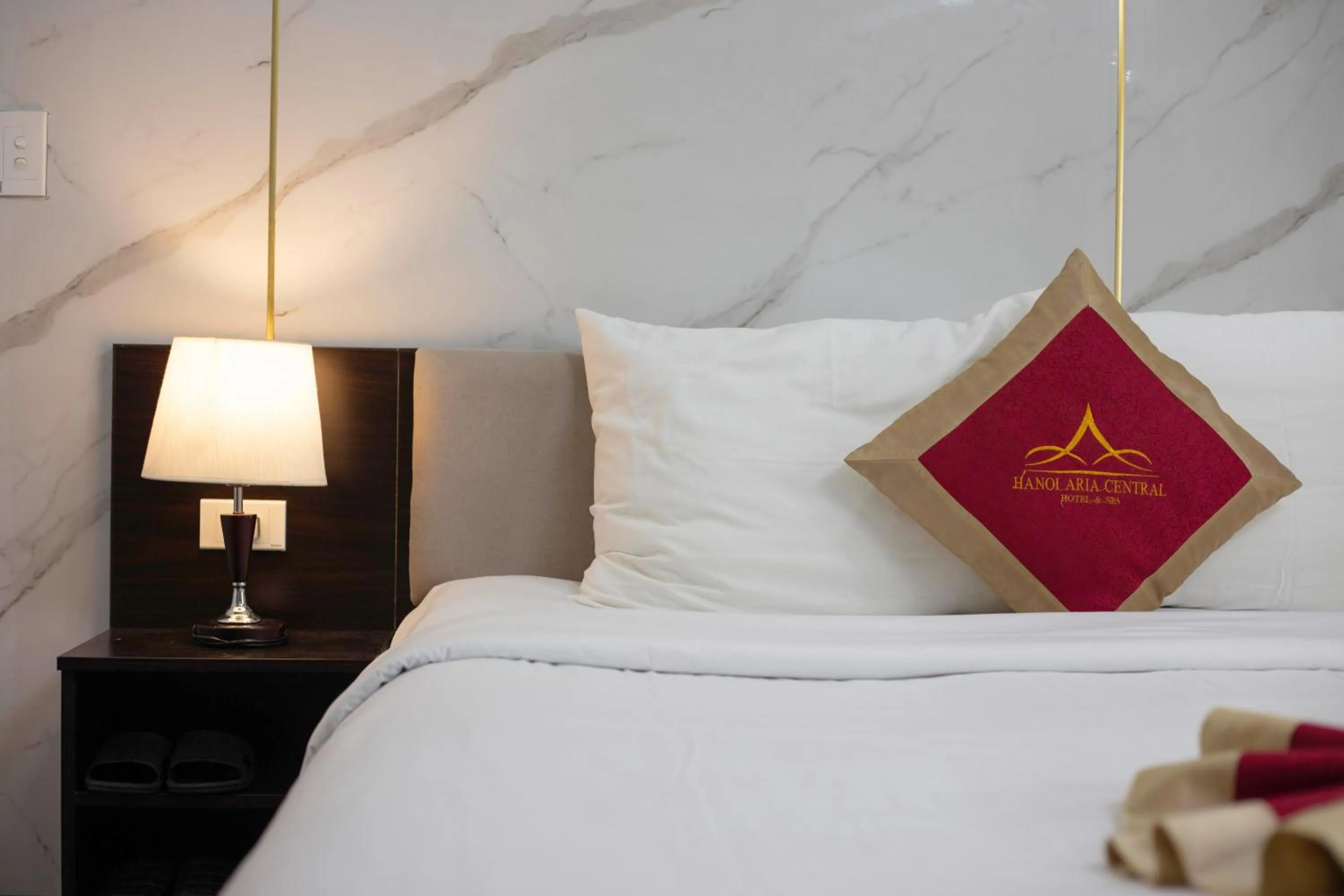 Bed in Hanoi Aria Central Hotel & Spa