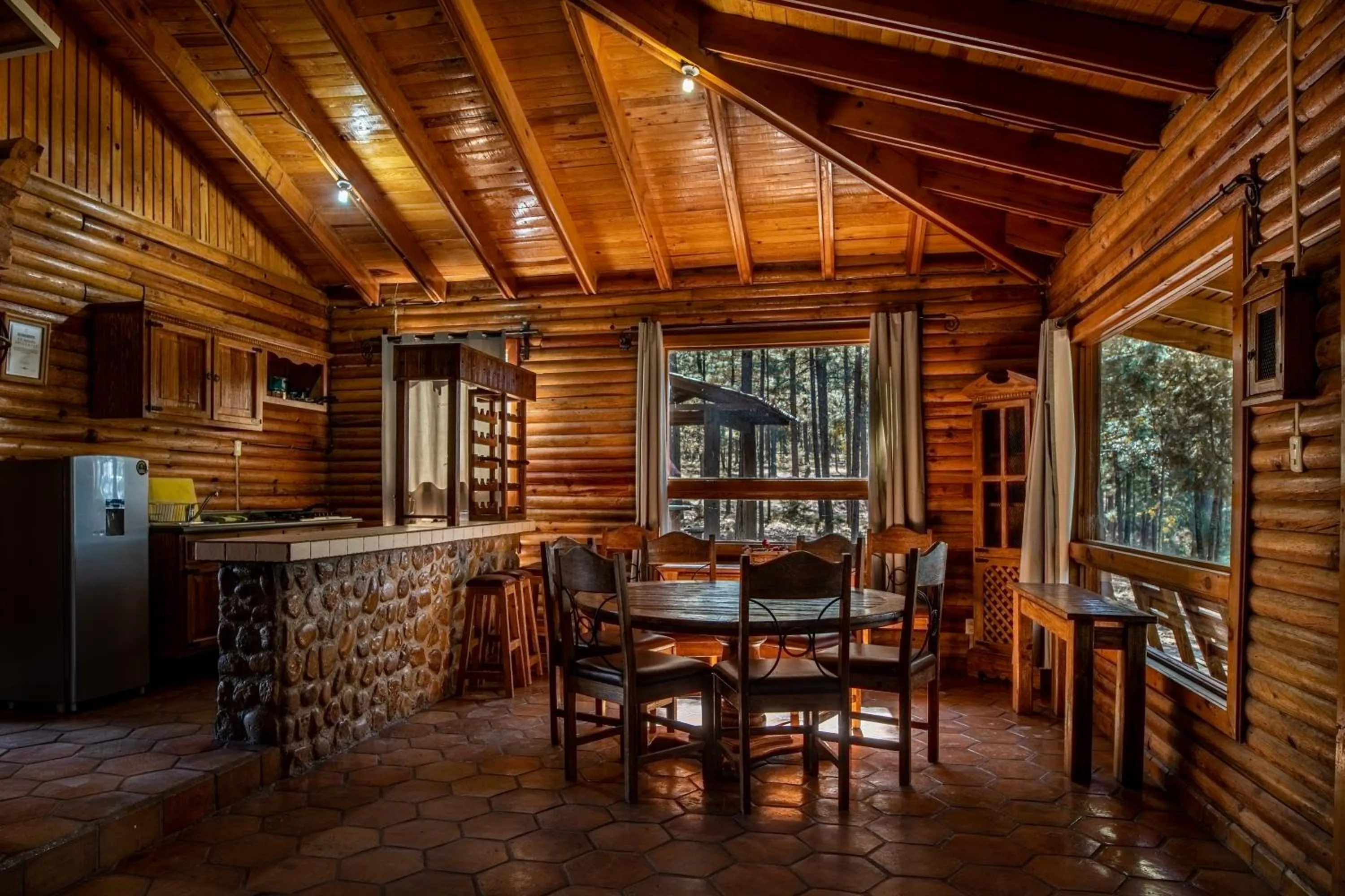 Kitchen or kitchenette in Molinillos Mountain Resort