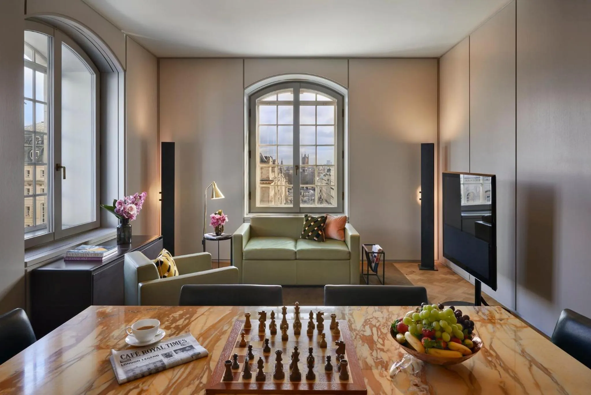 Living room in Hotel Cafe Royal