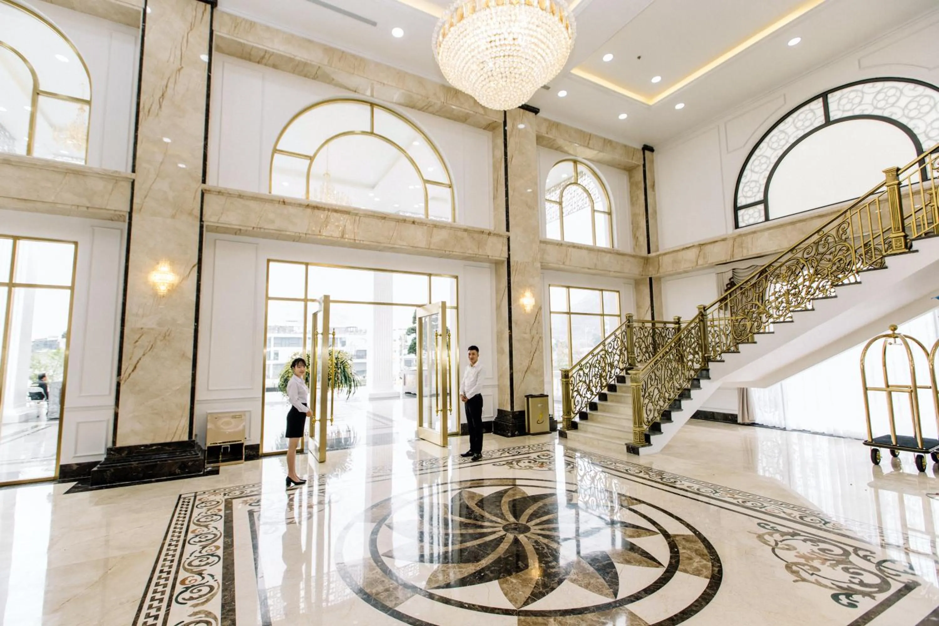 Lobby or reception in Duc Huy Grand Hotel and Spa