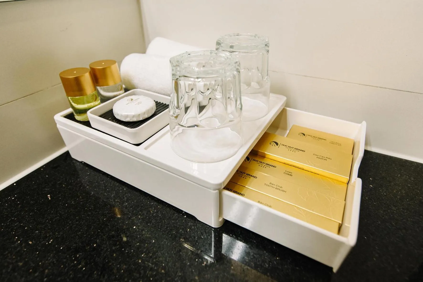 Bathroom in Duc Huy Grand Hotel and Spa