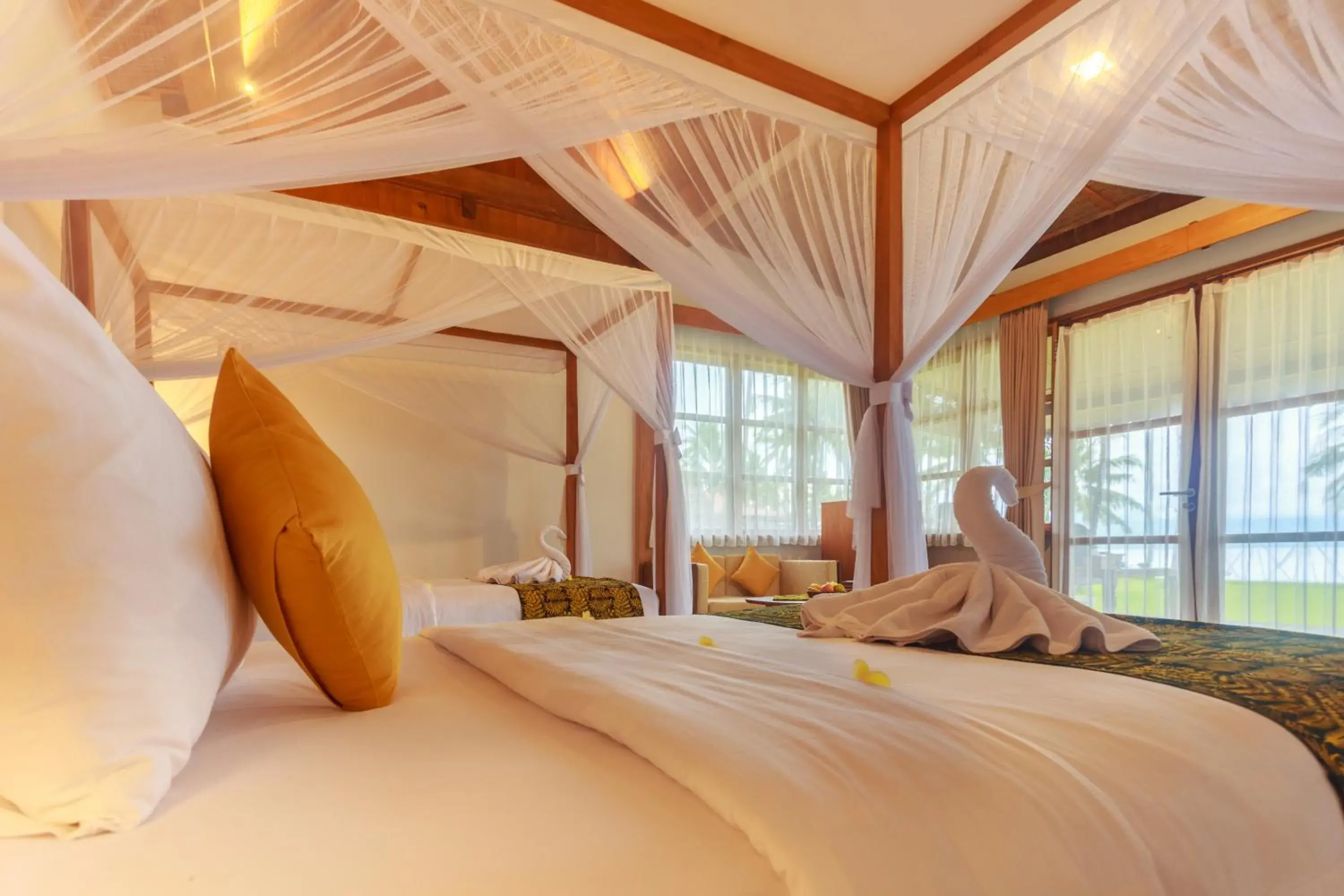 Premier Cottage Ocean Twin Bed with Sea View in Villa So Long Banyuwangi - Ijen Premier Cottage Ocean Twin Bed with Sea View in Villa So Long Banyuwangi - Ijen