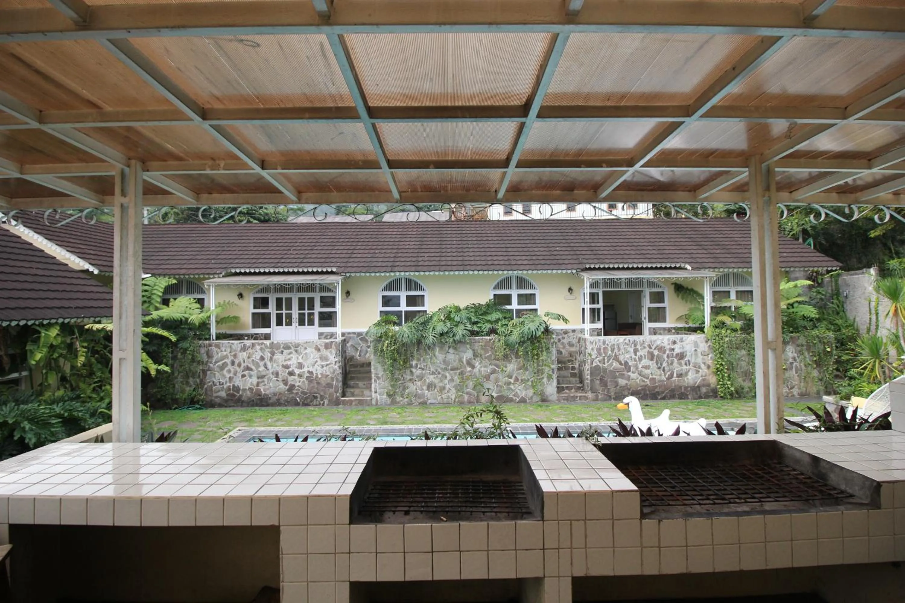 BBQ facilities in d'Oasis Mountain Resort