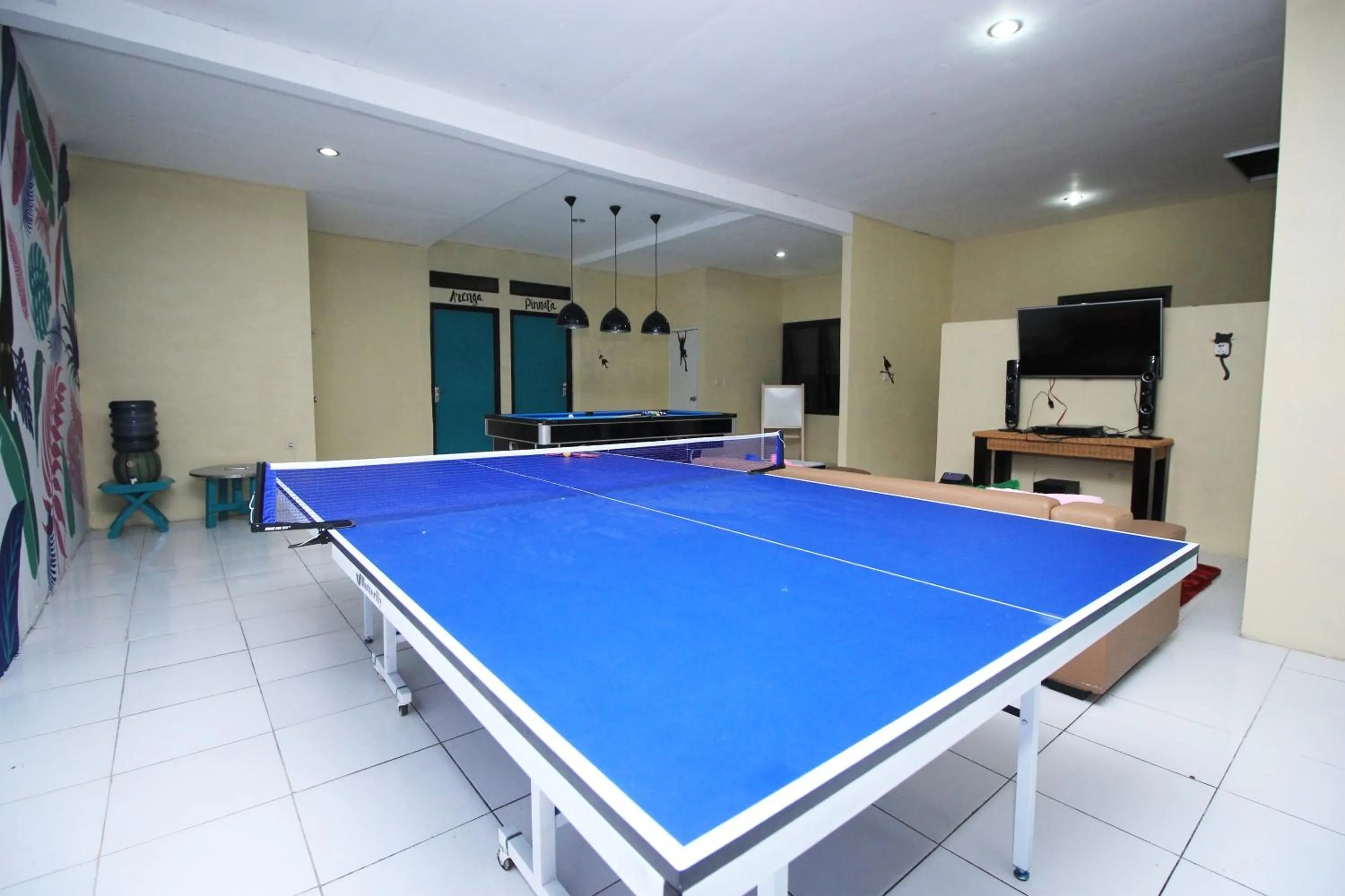Table tennis in d'Oasis Mountain Resort