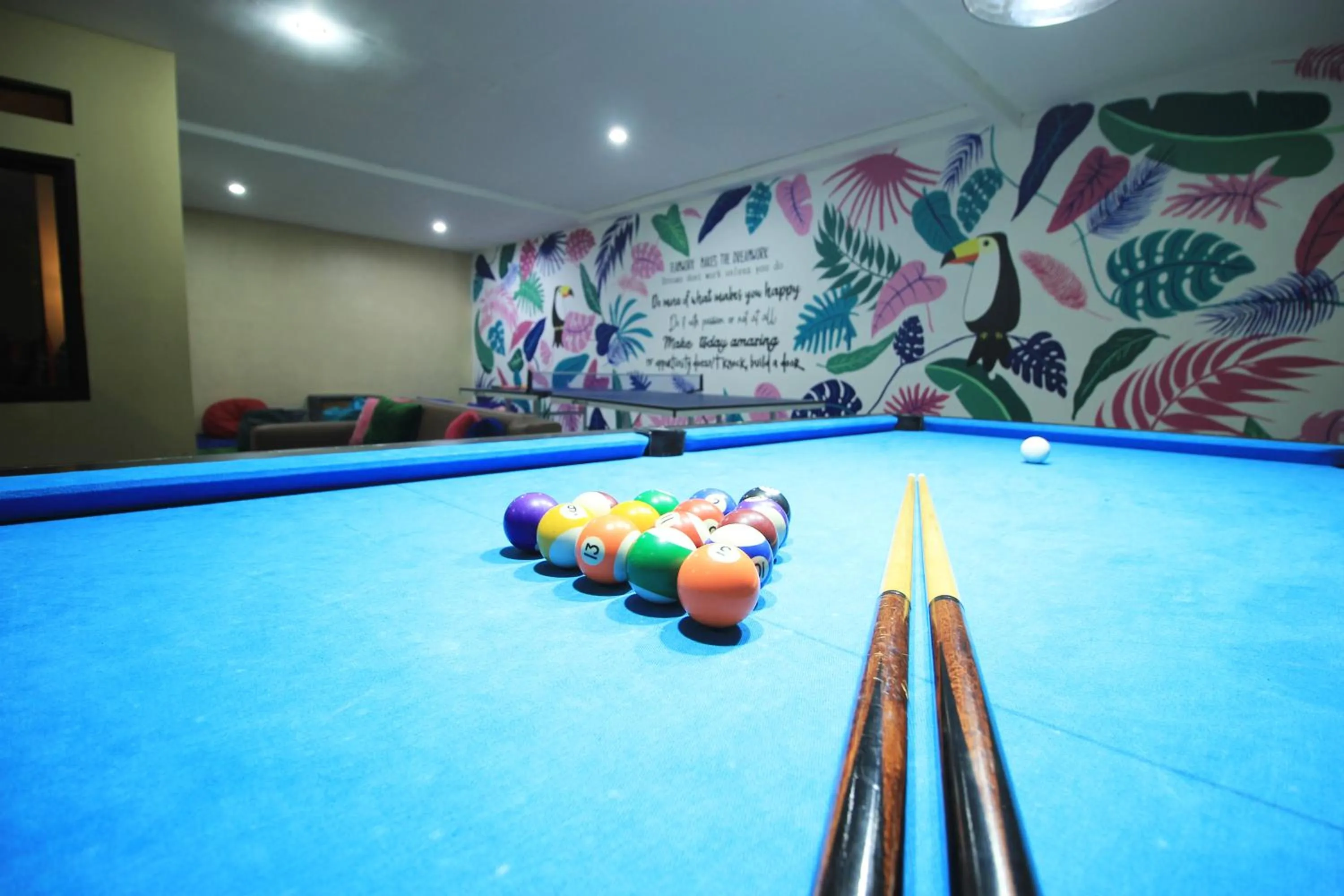 Billiard in d'Oasis Mountain Resort