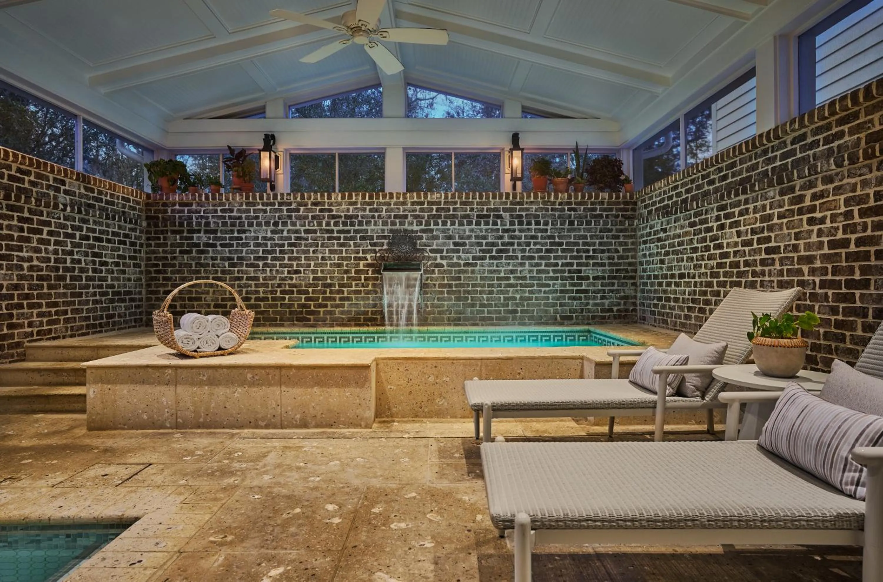 Hot Tub in Montage Palmetto Bluff