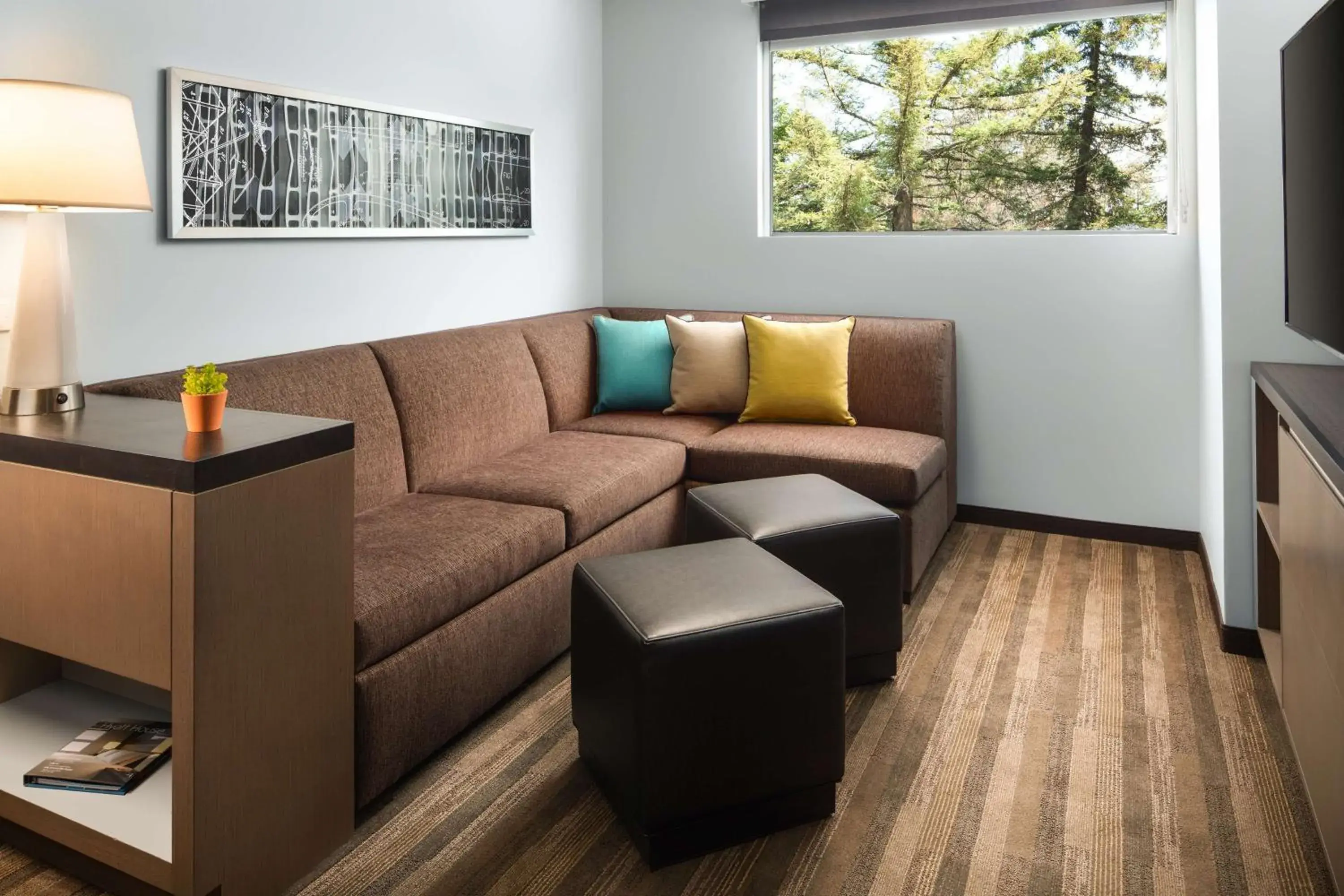 Bedroom in Hyatt House San Jose/Cupertino Bedroom in Hyatt House San Jose/Cupertino