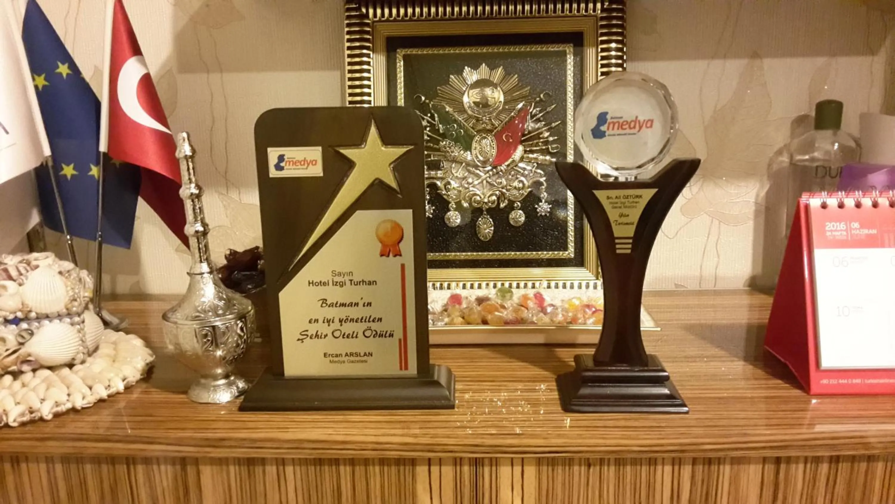 On site in Hotel Izgi Turhan