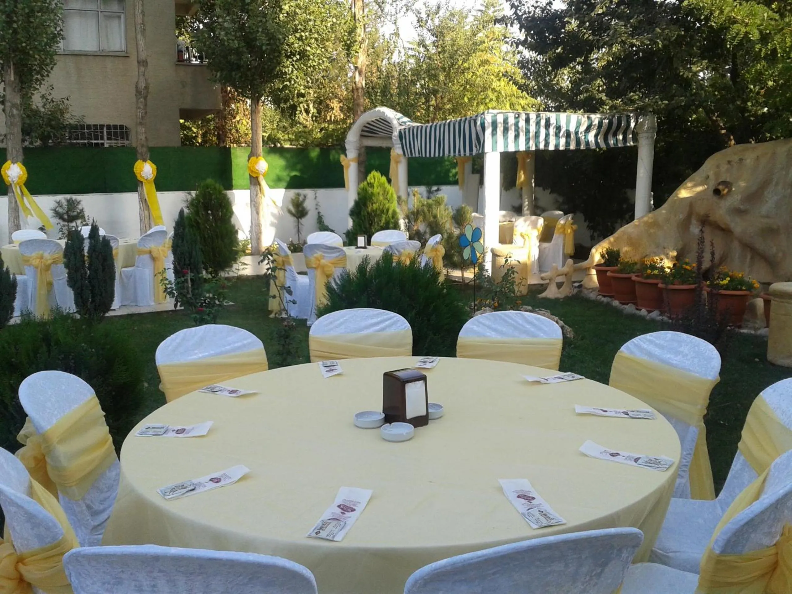 Garden view in Hotel Izgi Turhan