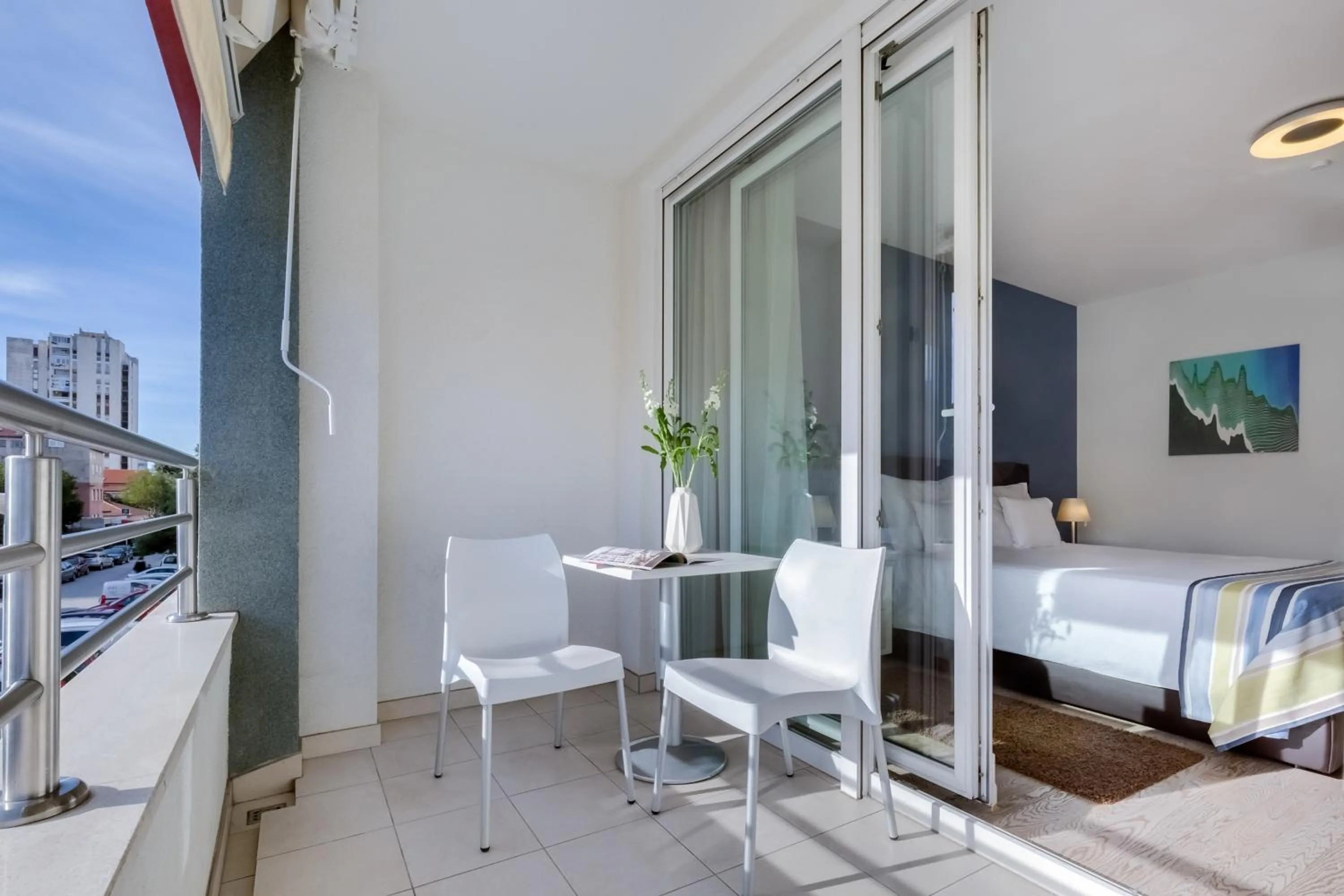 Balcony/Terrace, Bed in BB Residence