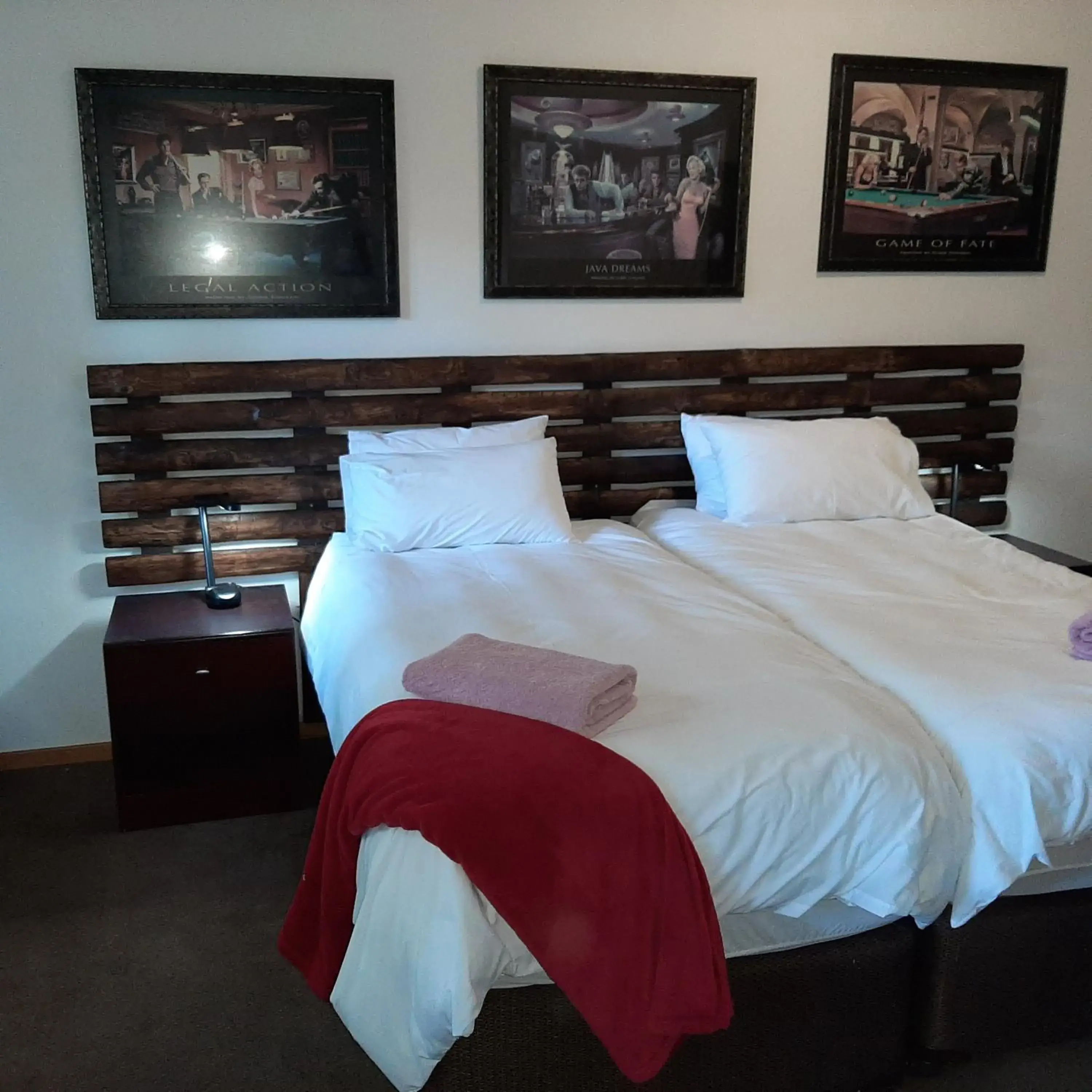 Bed in Wayside Lodge Bed in Wayside Lodge