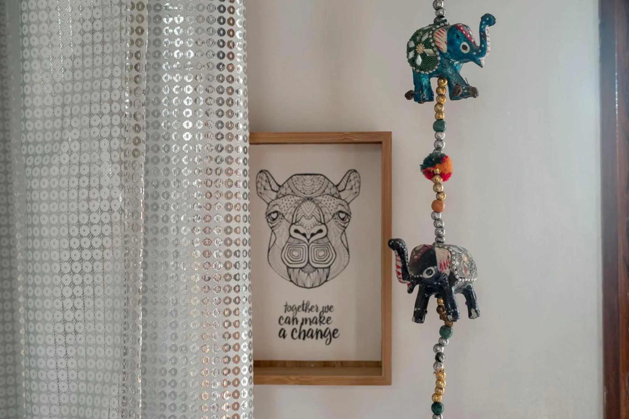 Decorative detail in Maison Darna Guesthouse