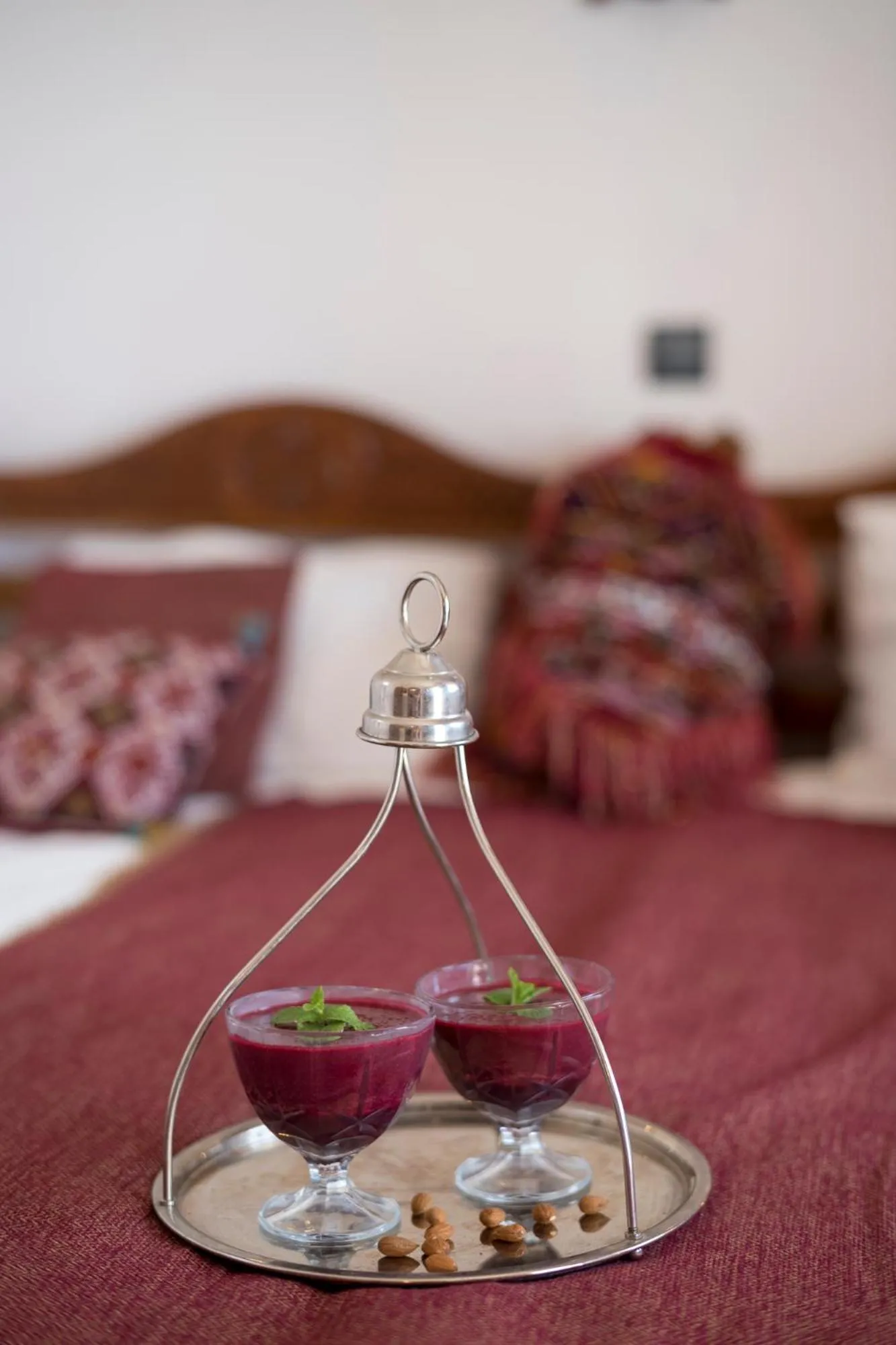 Decorative detail, Bed in Maison Darna Guesthouse