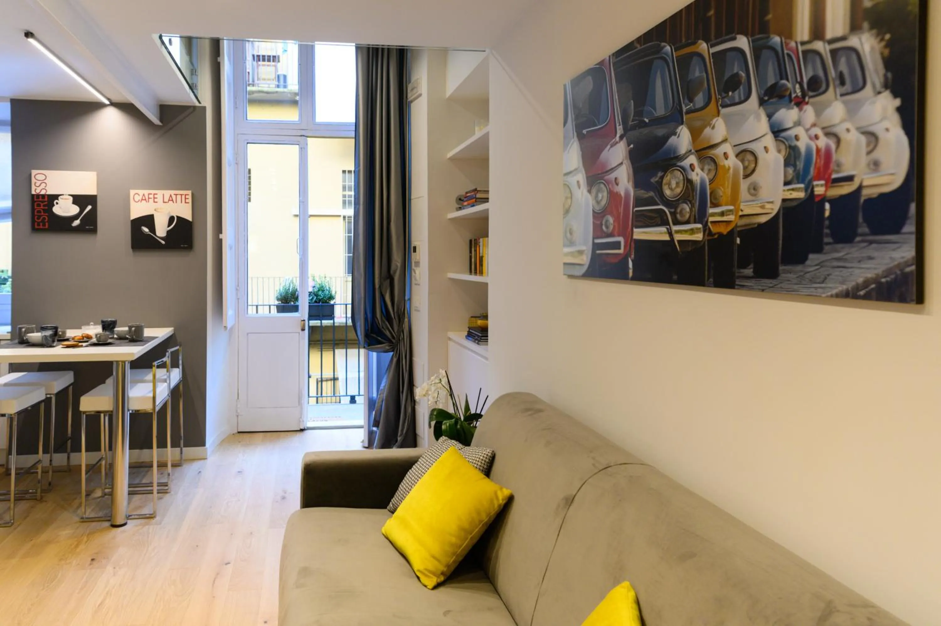 Living room in Savoia Suites Torino