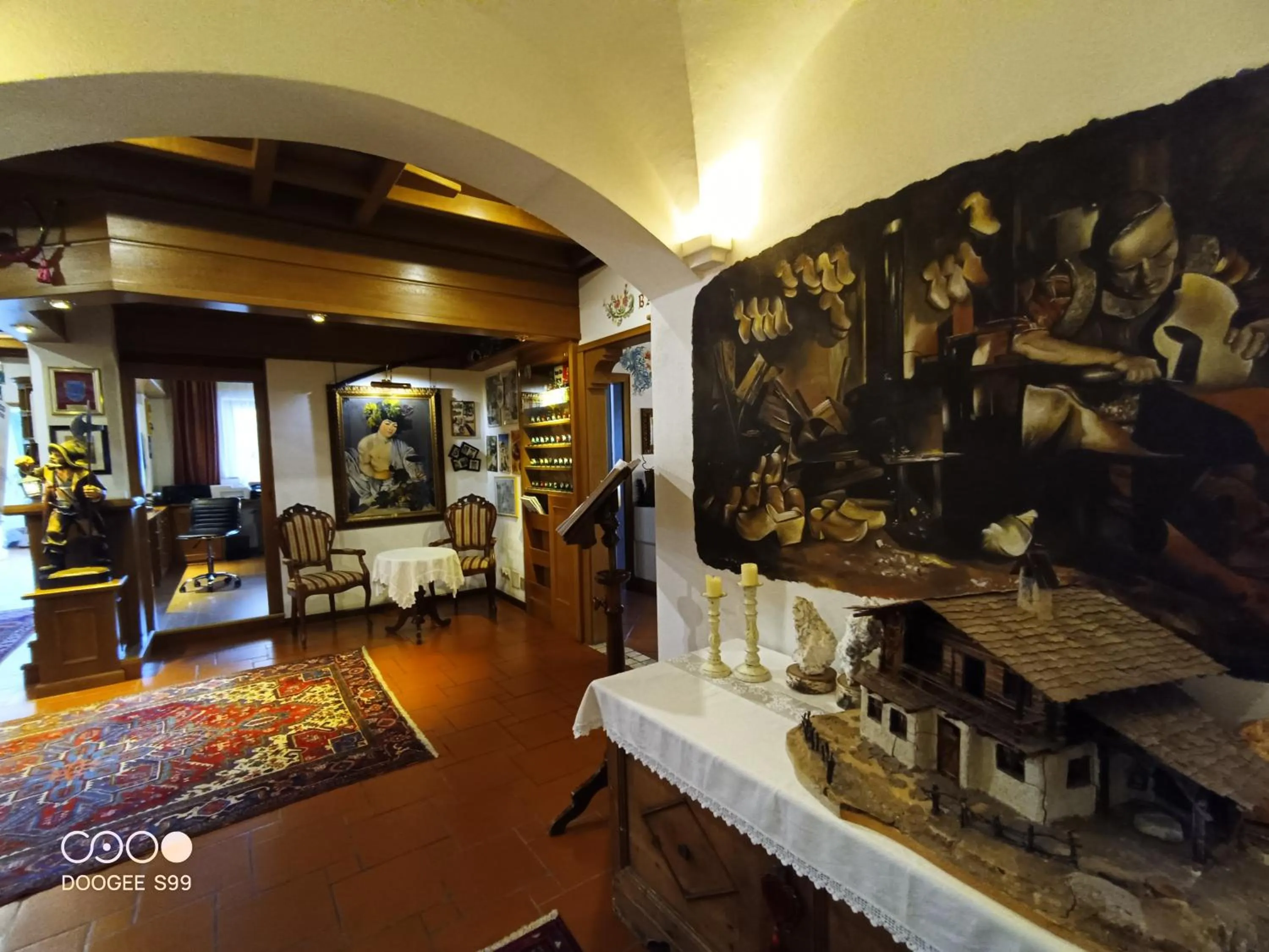 Seating area in Park Hotel Arnica