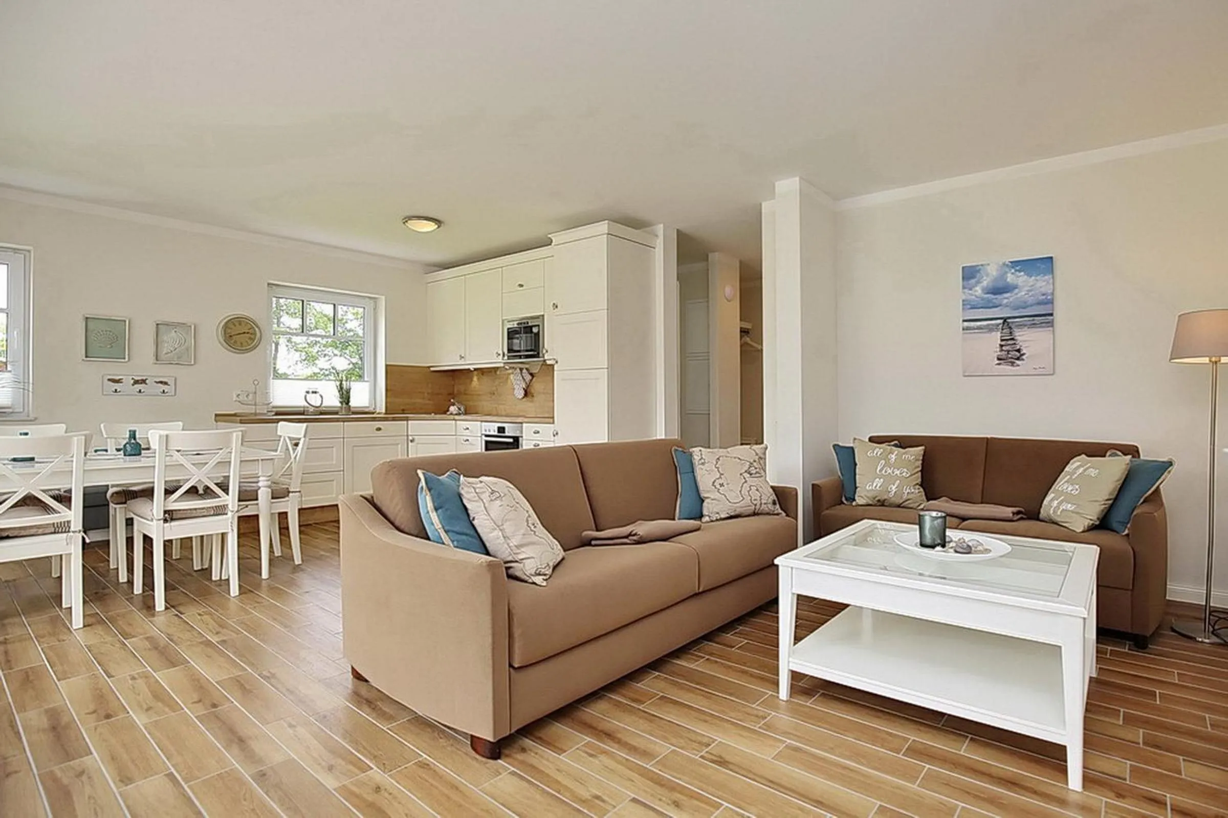 Living room in Reethaus Am Mariannenweg 15b