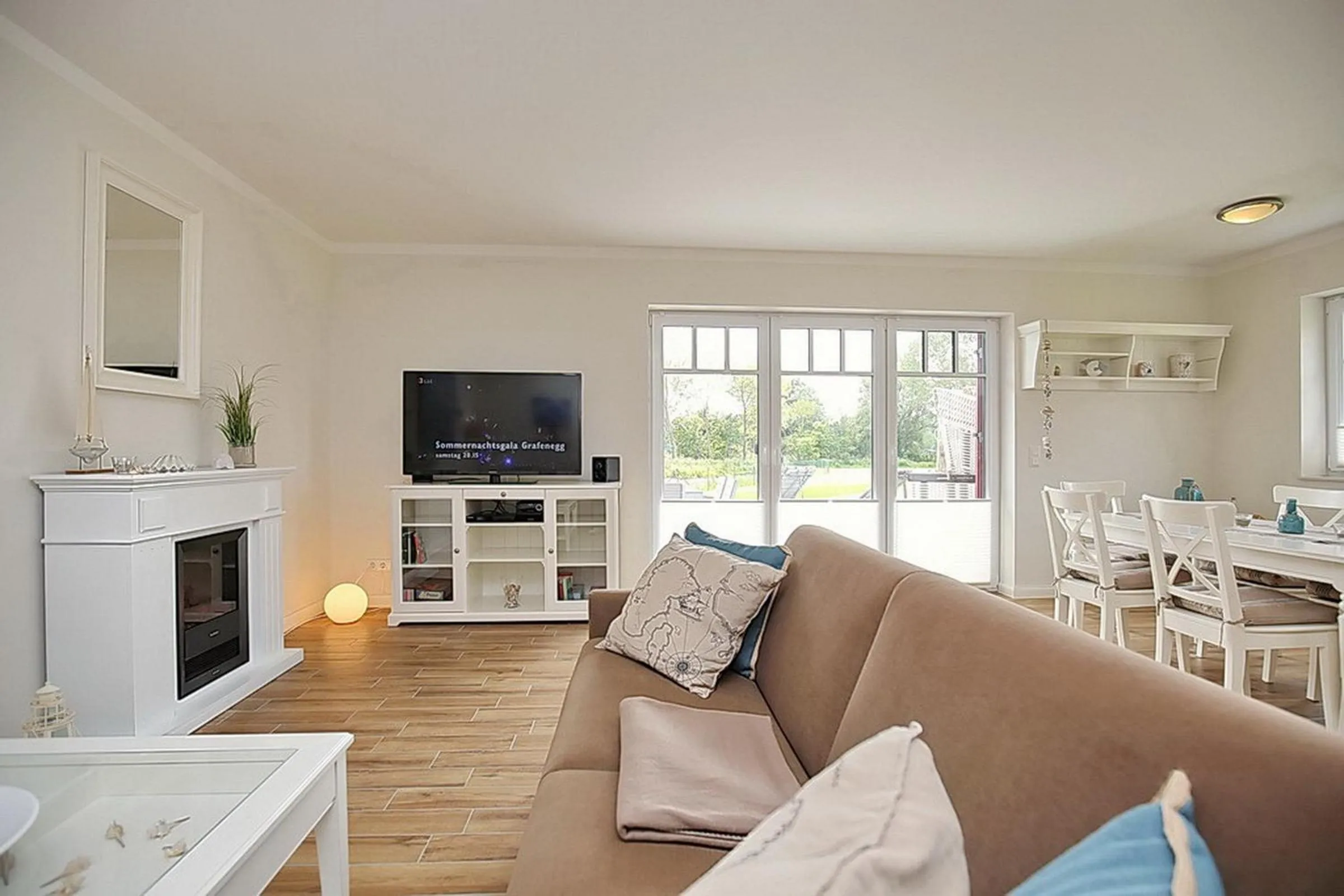 Living room in Reethaus Am Mariannenweg 15b