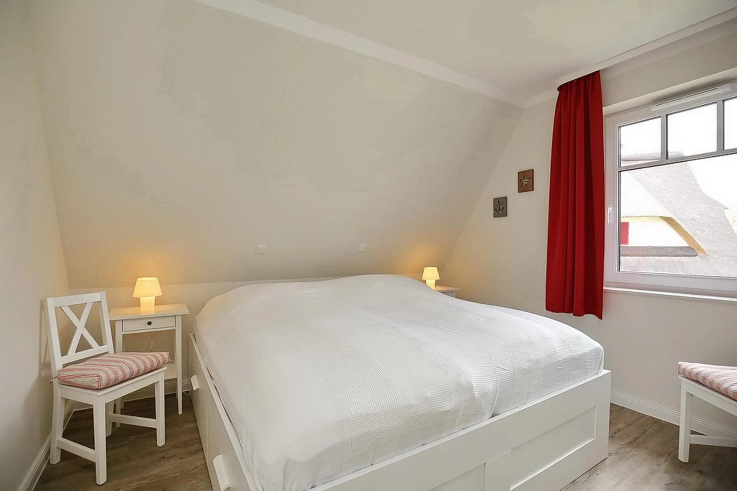Bedroom, Bed in Reethaus Am Mariannenweg 15b