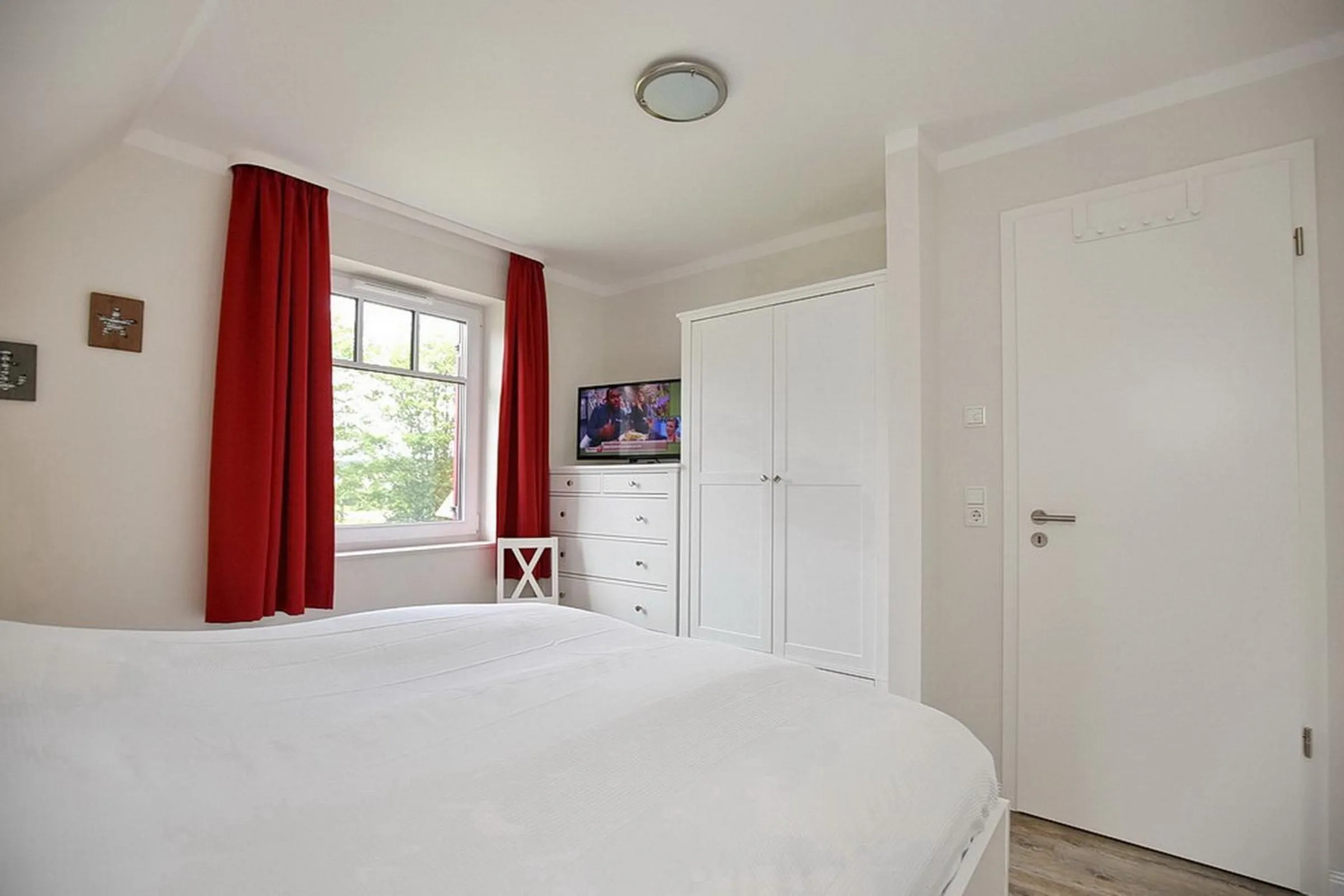 Bedroom, Bed in Reethaus Am Mariannenweg 15b