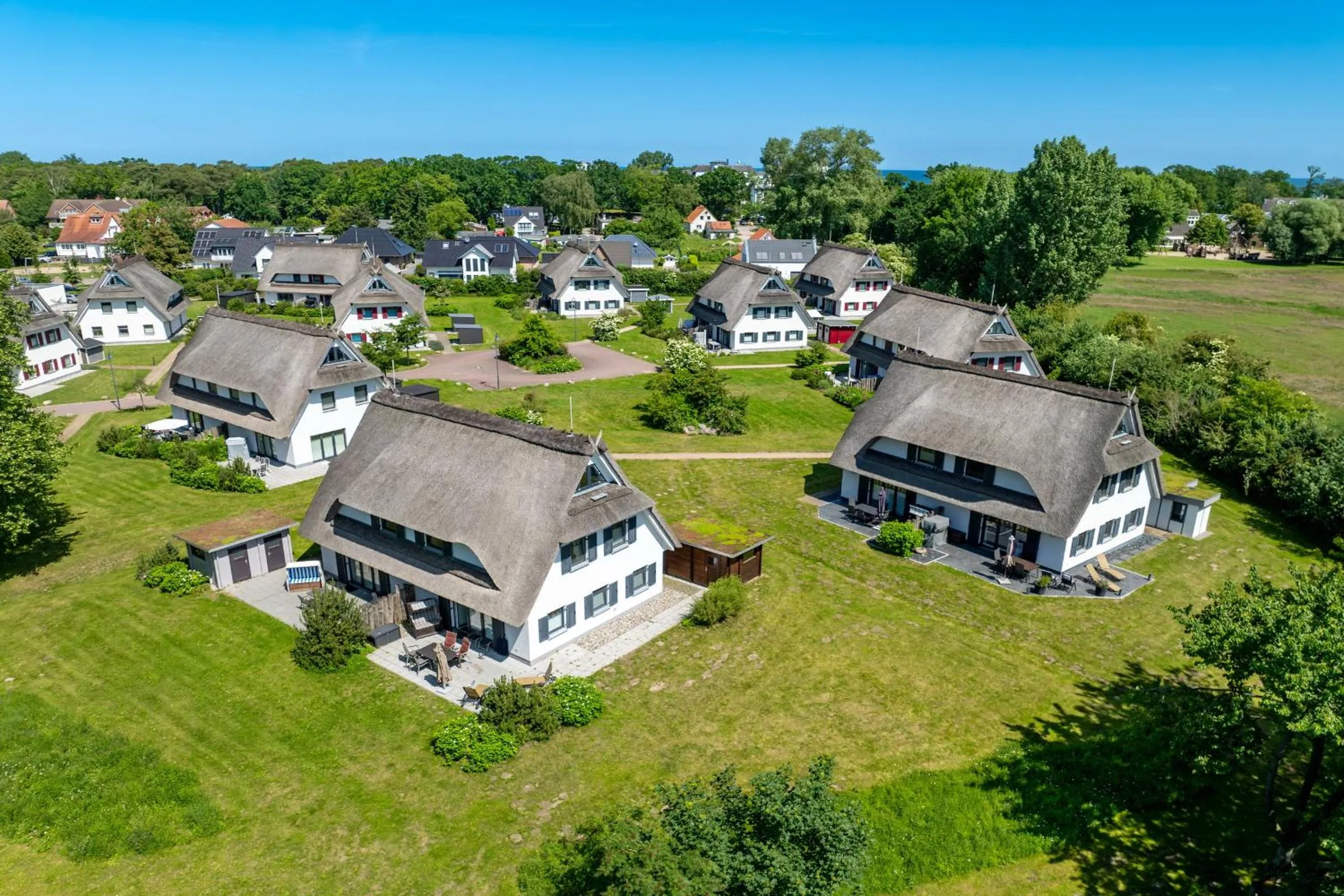 Bird's eye view in Reethaus Am Mariannenweg 15b