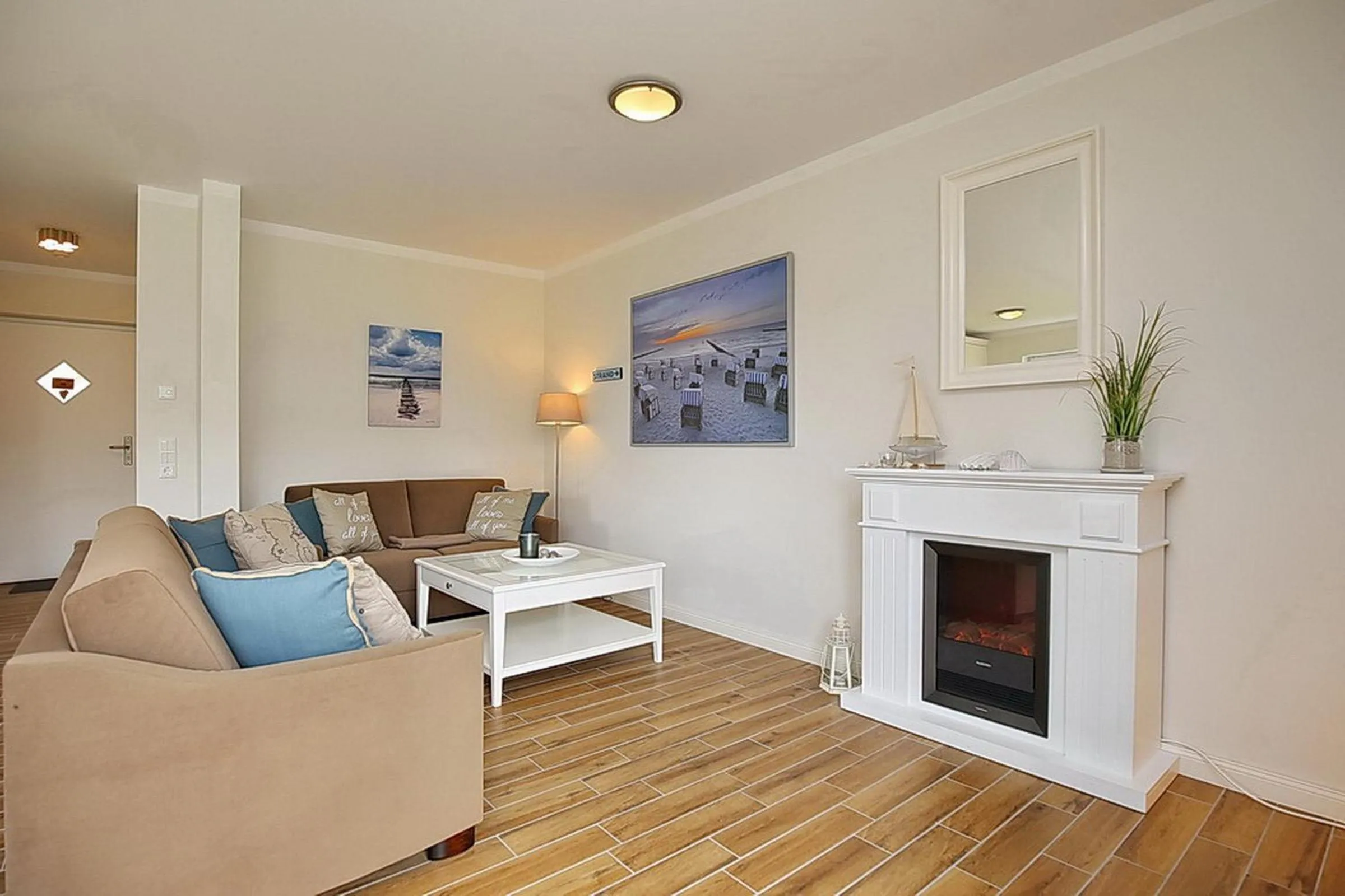 Living room in Reethaus Am Mariannenweg 15b