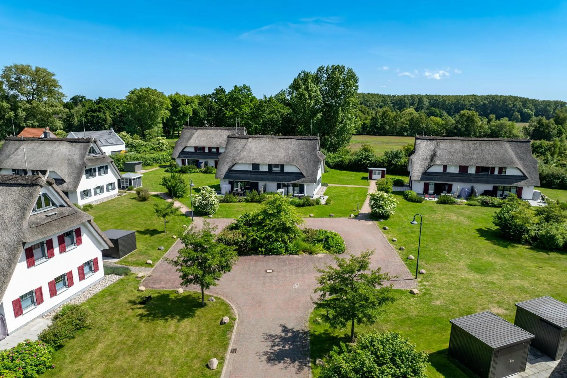 Bird's eye view in Reethaus Am Mariannenweg 15b