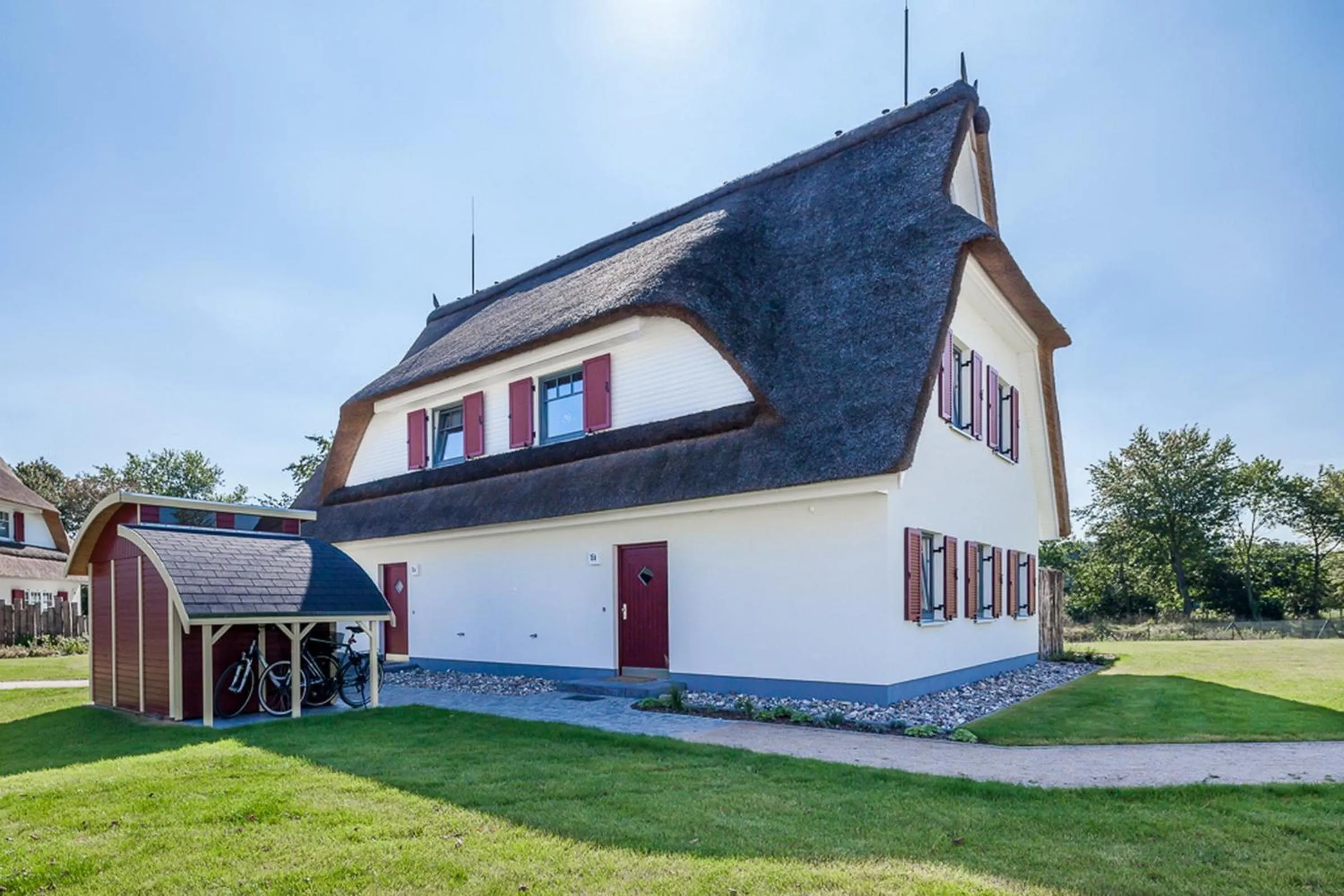 Bird's eye view in Reethaus Am Mariannenweg 15b