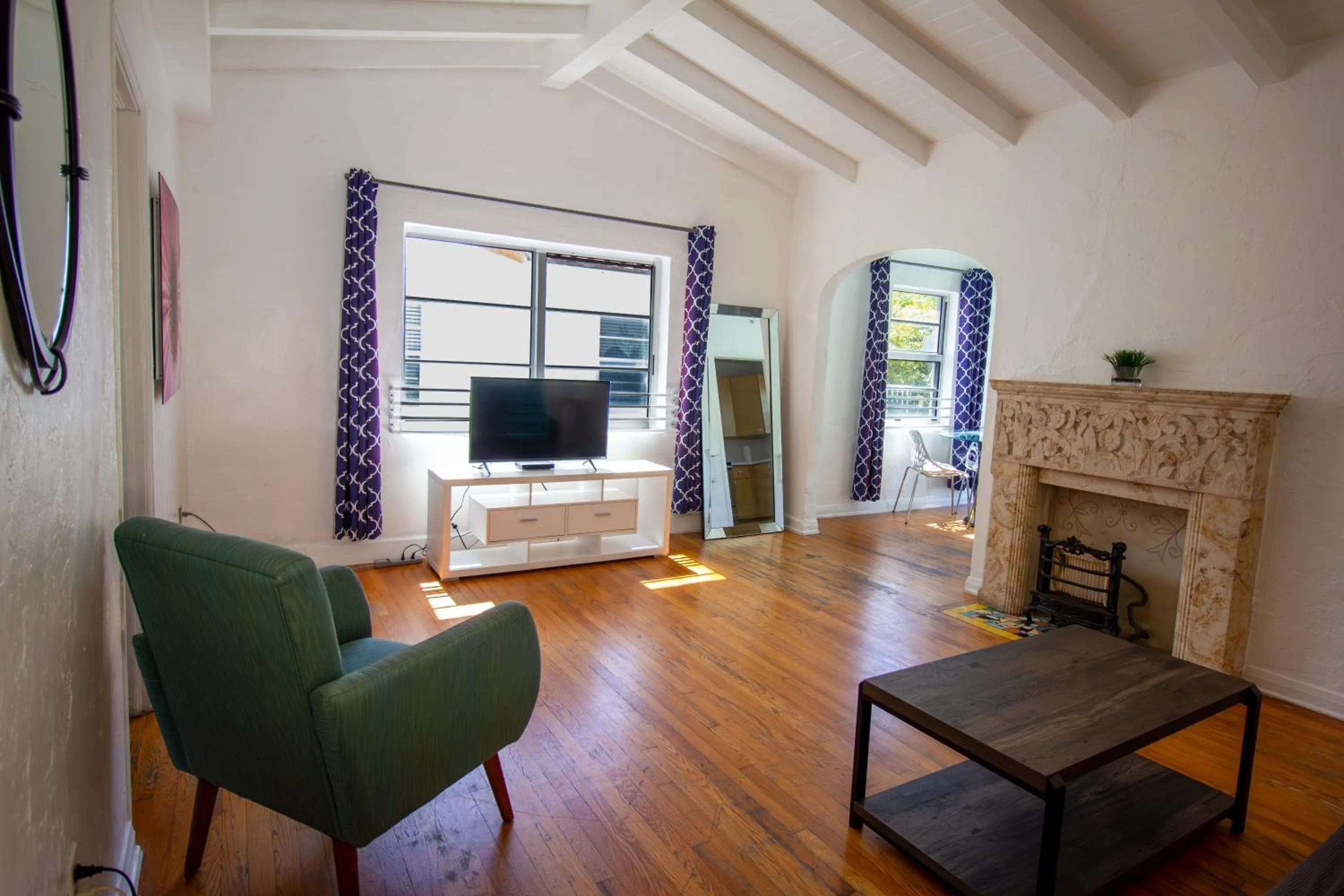 Living room in L'Etoile Apartments Part of the Oasis Casita Collection