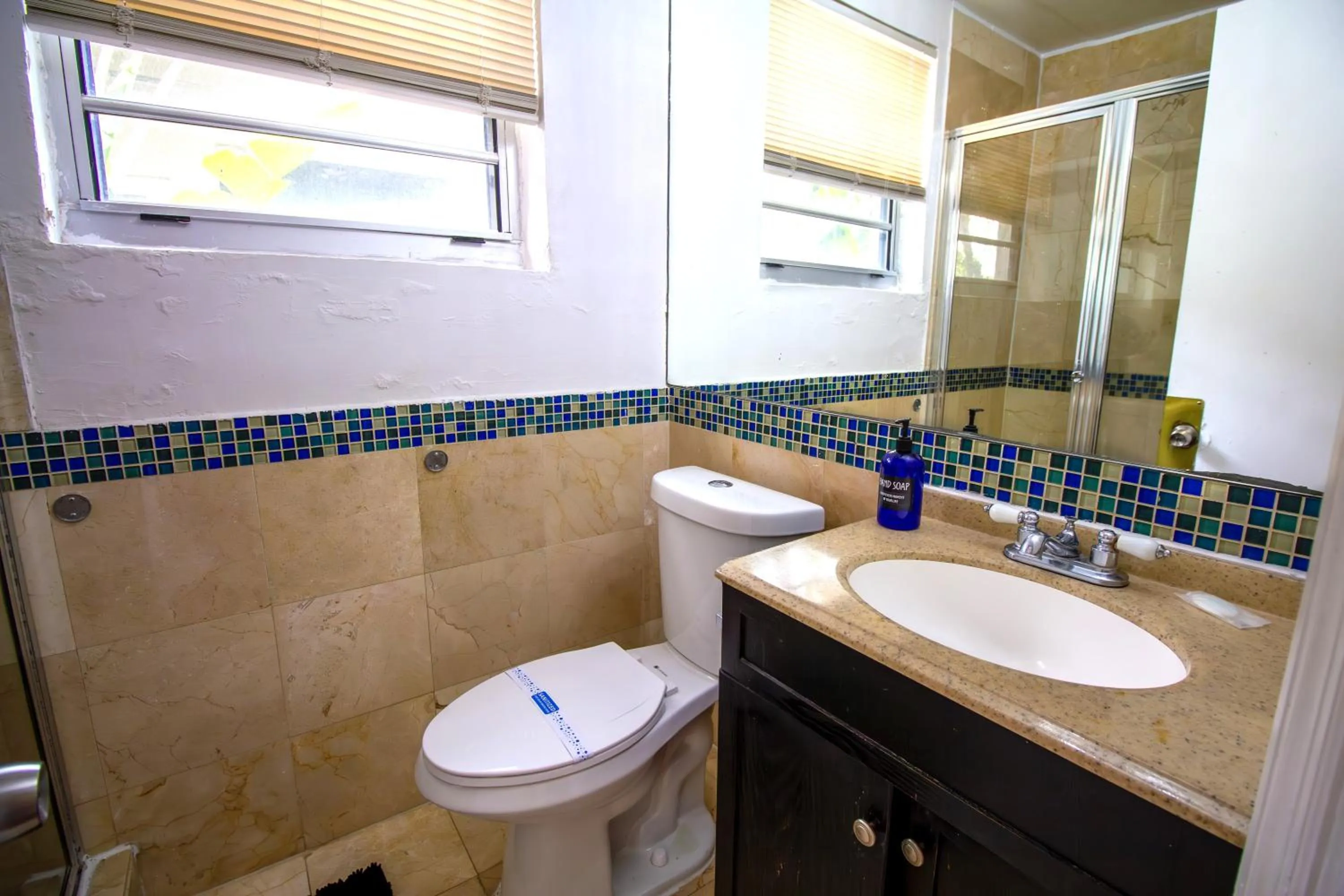 Shower in L'Etoile Apartments Part of the Oasis Casita Collection