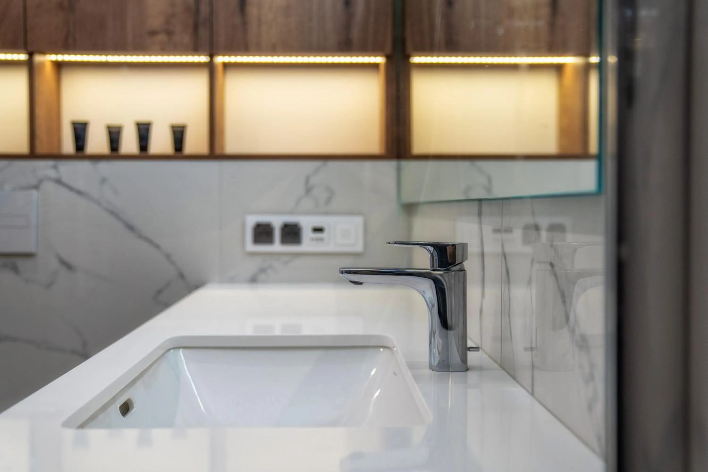 Bathroom in Meta Apartments